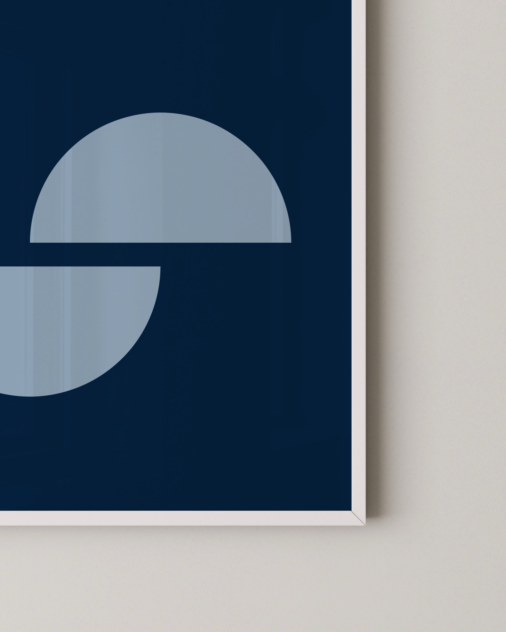 Blue Shapes Print- Wall Art -Paperhus- Printable wall art - Instant downloads - DIY home decor -Paperhus