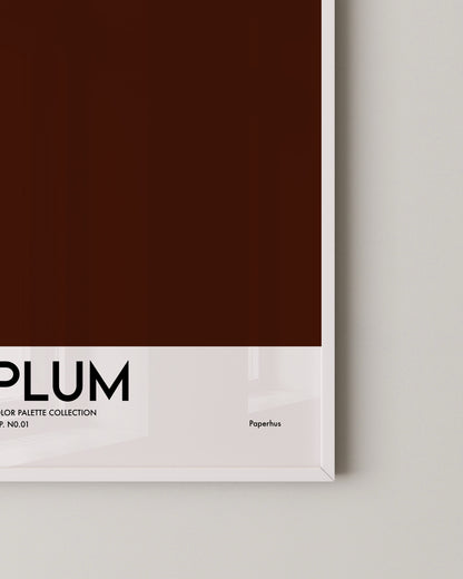 Plum Color Print- Wall Art -Paperhus- Printable wall art - Instant downloads - DIY home decor -Paperhus