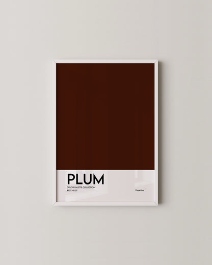 Plum Color Print- Wall Art -Paperhus- Printable wall art - Instant downloads - DIY home decor -Paperhus