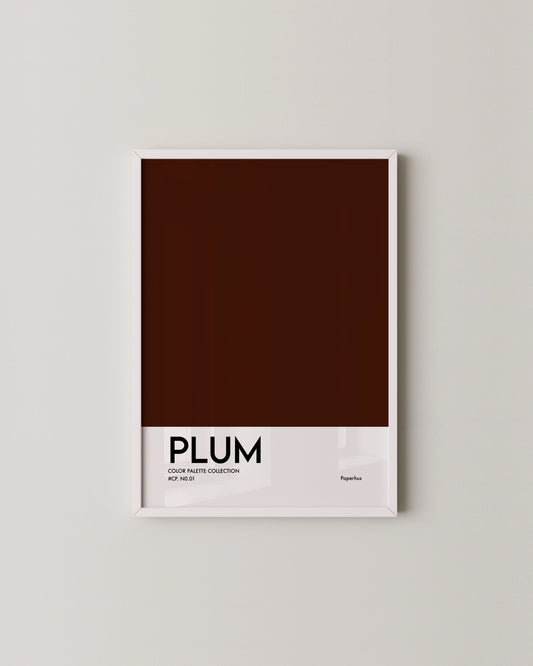 Plum Color Print- Wall Art -Paperhus- Printable wall art - Instant downloads - DIY home decor -Paperhus
