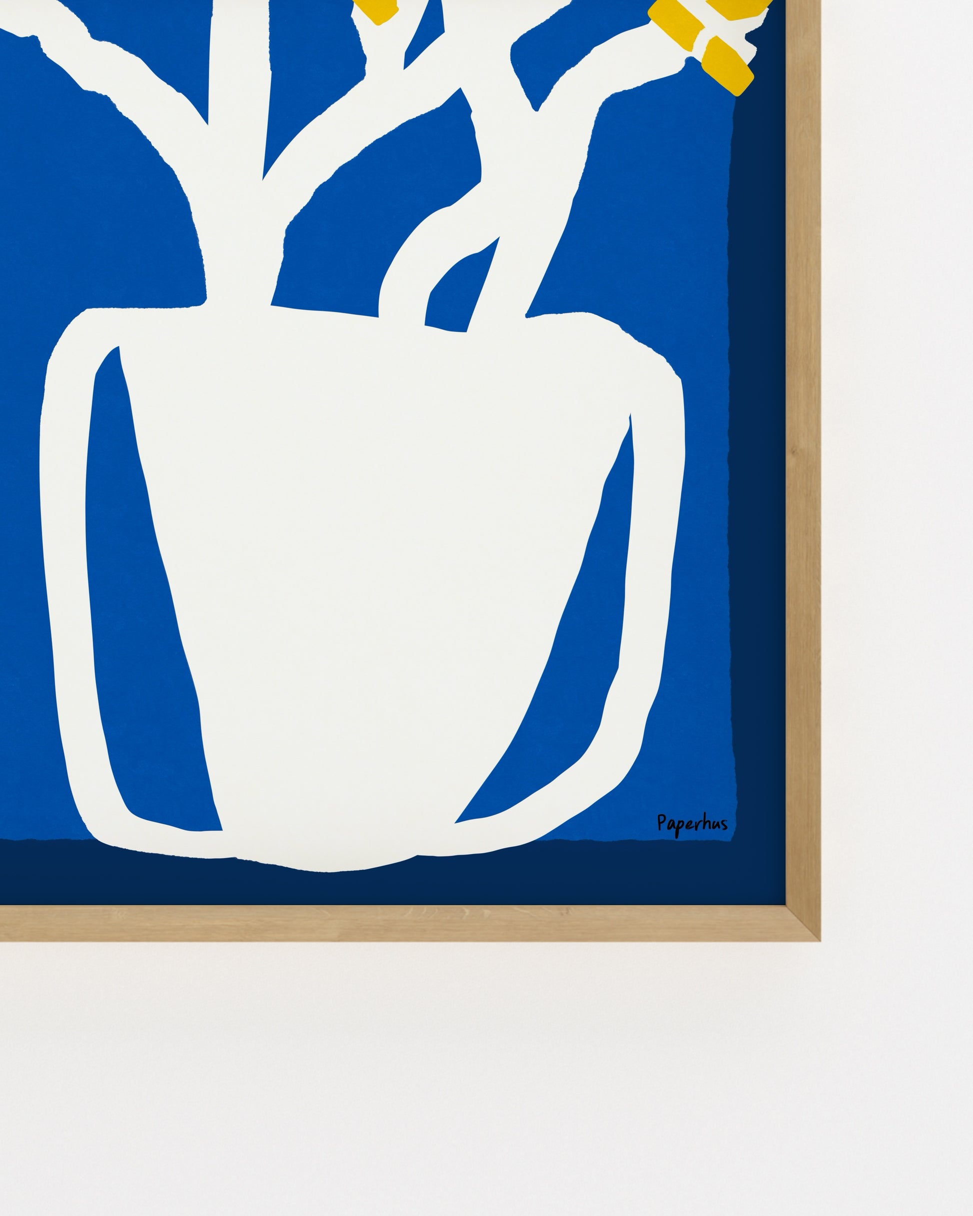 Still Forms. White Vase printable wall art by Paperhus