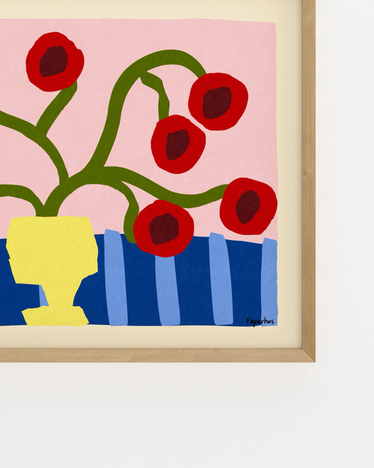 Still Forms. Playful Vase printable wall art by Paperhus