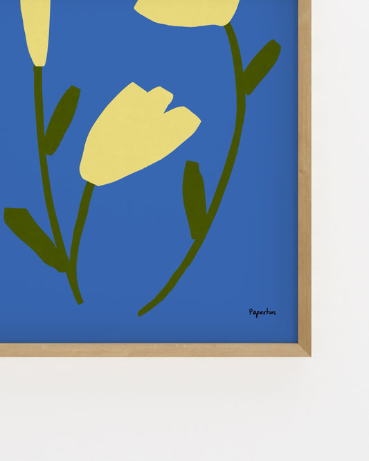 Still Forms. Yellow Flowers printable wall art by Paperhus