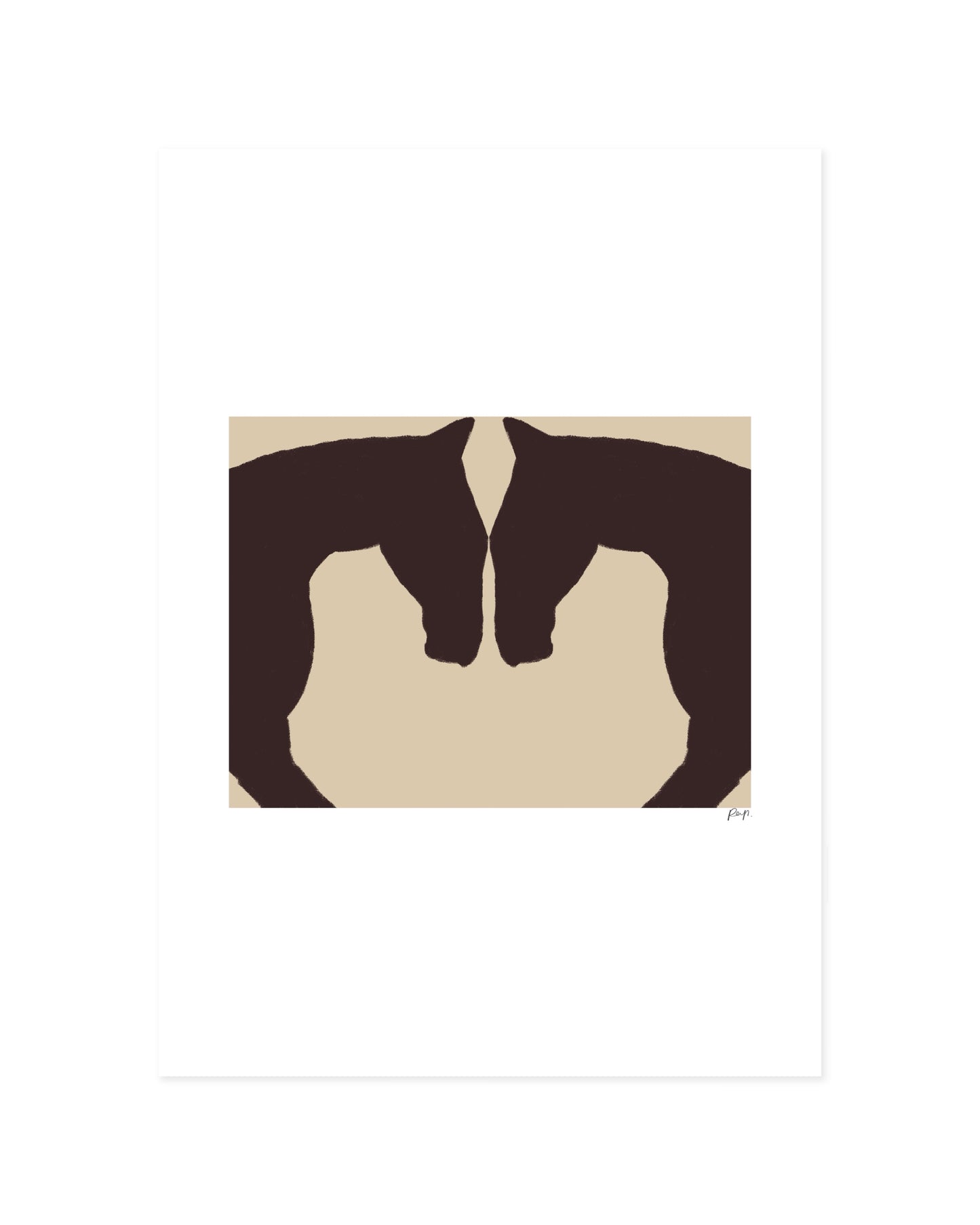 Equine Form IV printable wall art by Paperhus