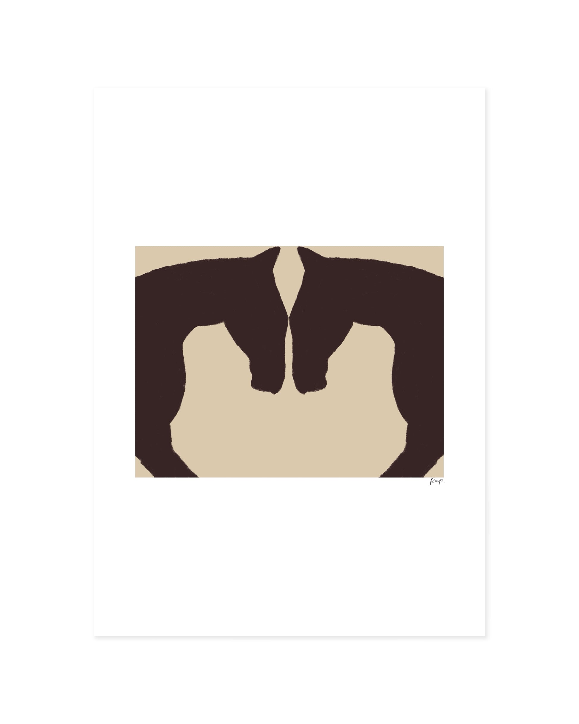 Equine Form IV printable wall art by Paperhus