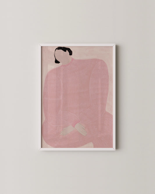 Pink Lady Print- Wall Art -Paperhus- Printable wall art - Instant downloads - DIY home decor -Paperhus