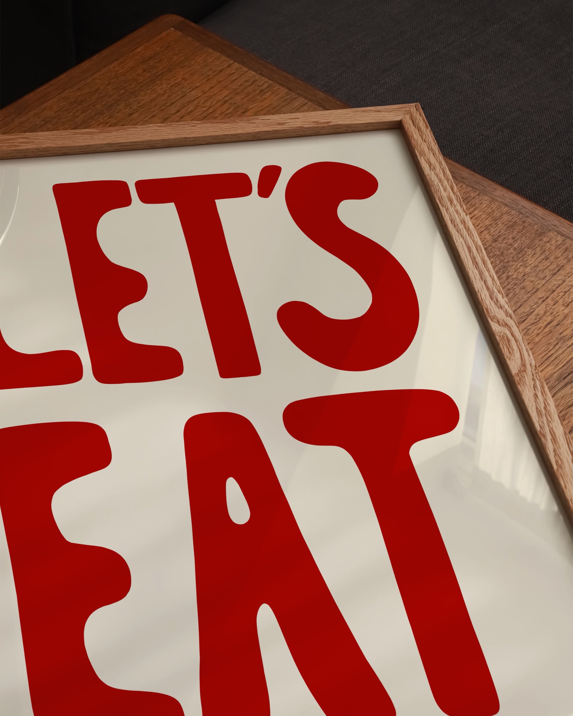 Let’s Eat Typography Print- Wall Art -Paperhus- Printable wall art - Instant downloads - DIY home decor -Paperhus