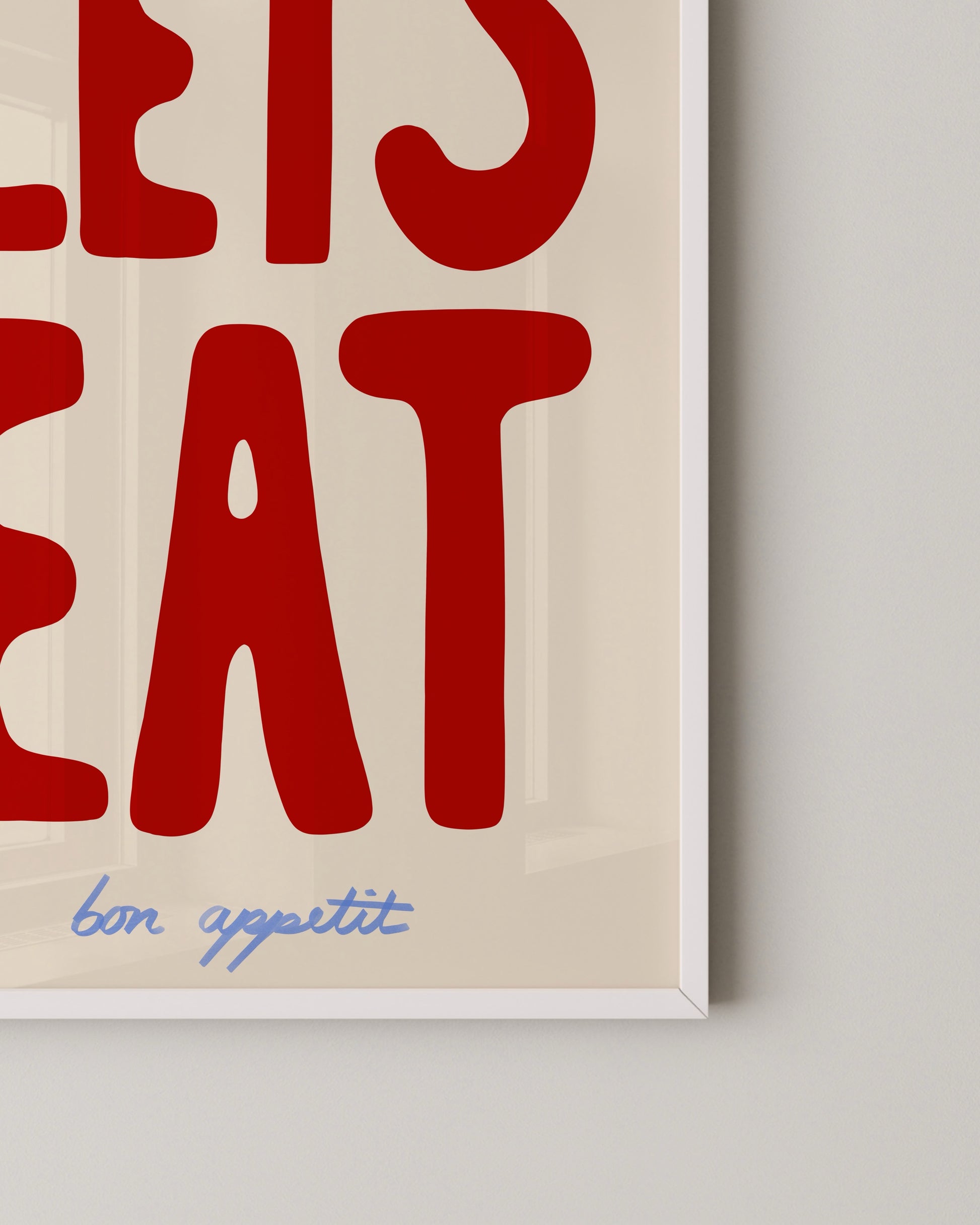Let’s Eat Typography Print- Wall Art -Paperhus- Printable wall art - Instant downloads - DIY home decor -Paperhus