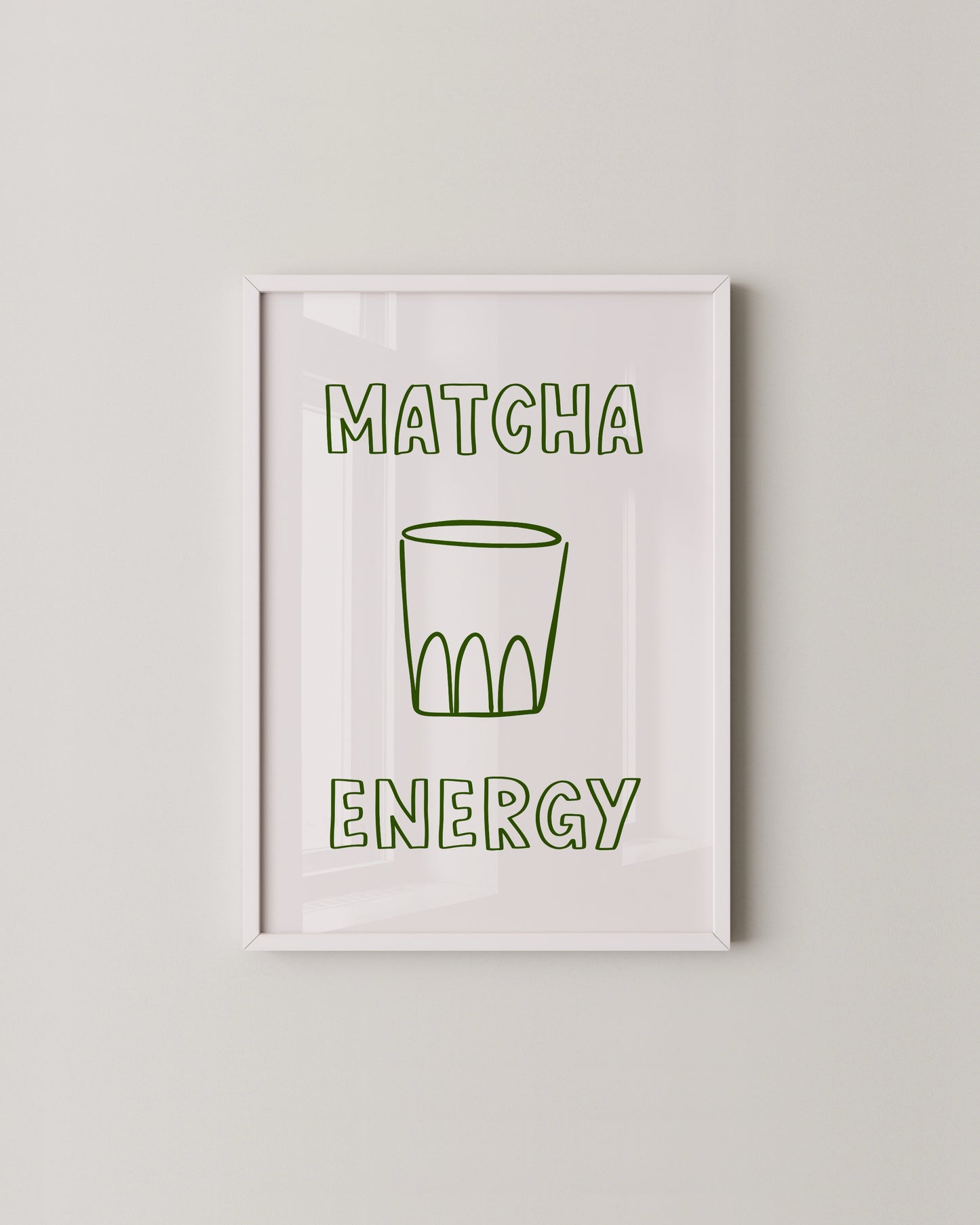 Matcha Energy Kitchen Print- Wall Art -Paperhus- Printable wall art - Instant downloads - DIY home decor -Paperhus