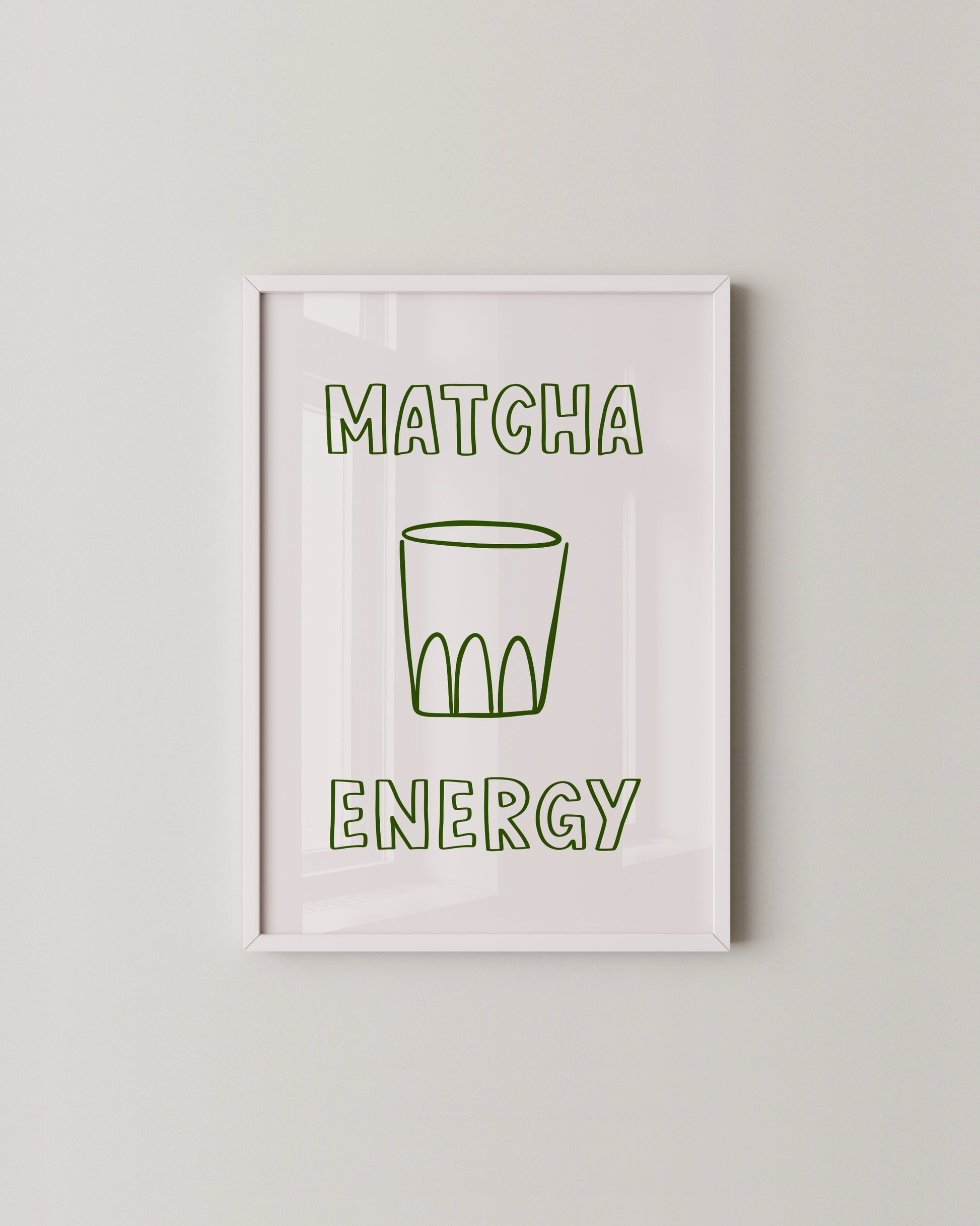 Matcha Energy Kitchen Print- Wall Art -Paperhus- Printable wall art - Instant downloads - DIY home decor -Paperhus