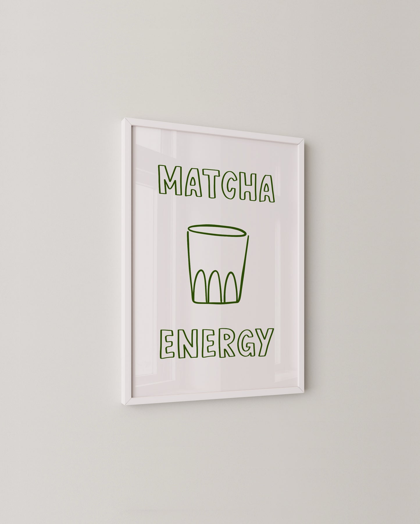 Matcha Energy Kitchen Print- Wall Art -Paperhus- Printable wall art - Instant downloads - DIY home decor -Paperhus