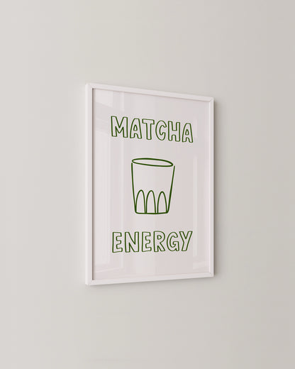 Matcha Energy Kitchen Print- Wall Art -Paperhus- Printable wall art - Instant downloads - DIY home decor -Paperhus