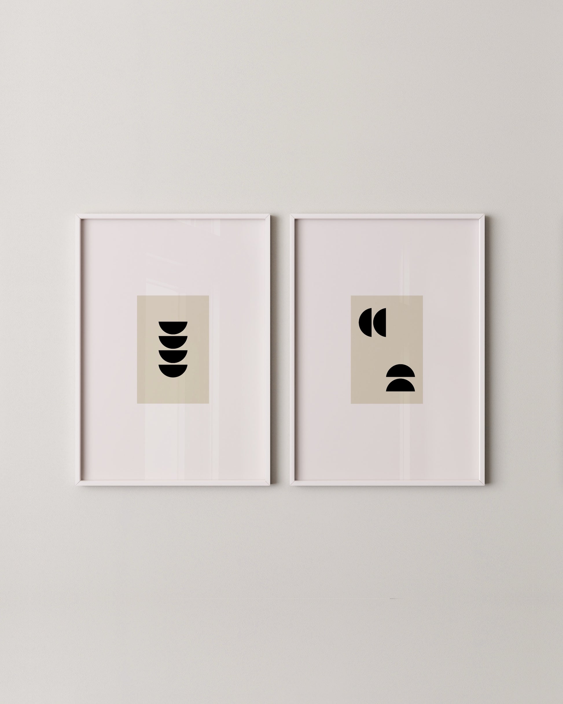 Geometric Art Set of 2- Wall Art -Paperhus- Printable wall art - Instant downloads - DIY home decor -Paperhus