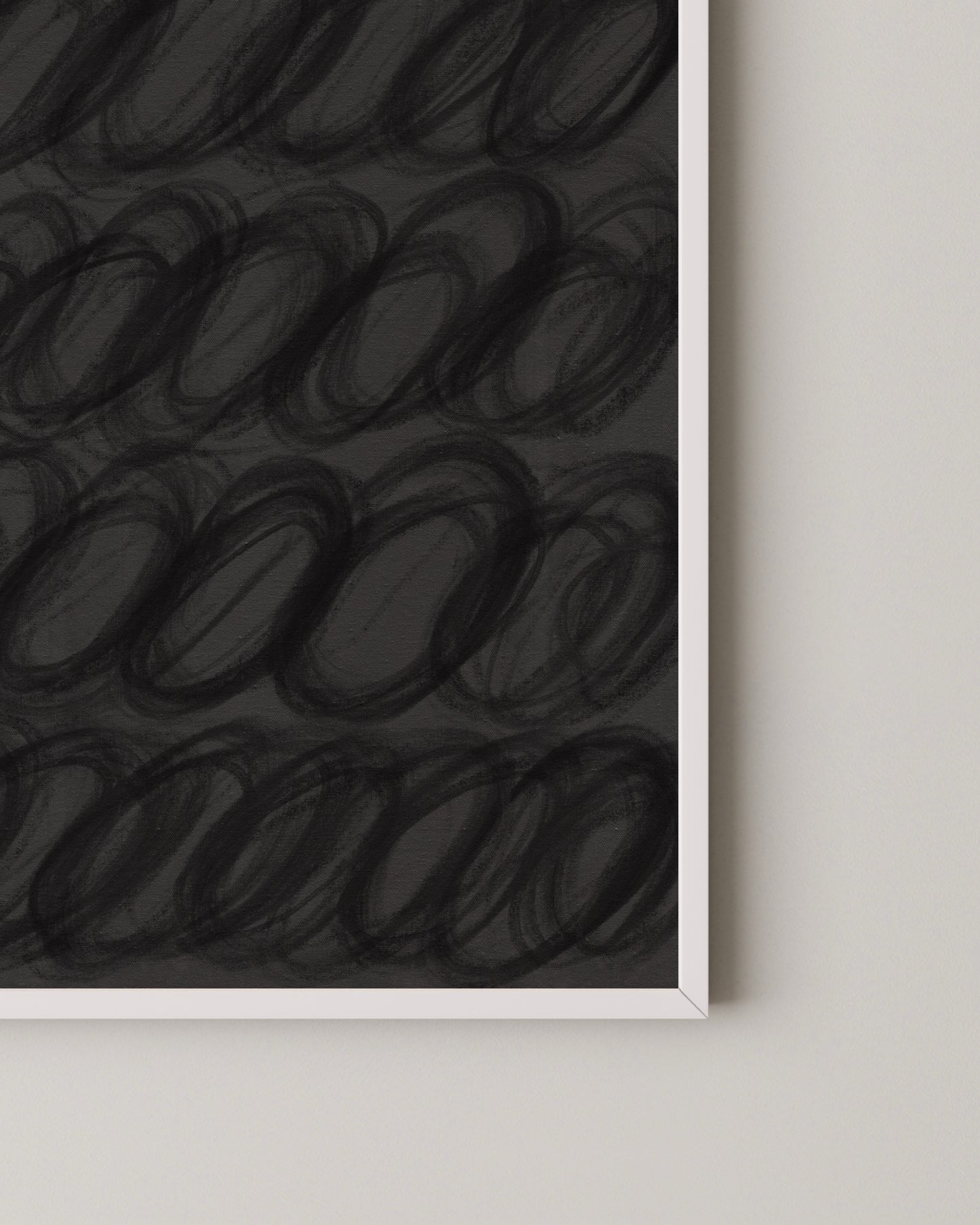 Black Scribble Abstract Print- Wall Art -Paperhus- Printable wall art - Instant downloads - DIY home decor -Paperhus