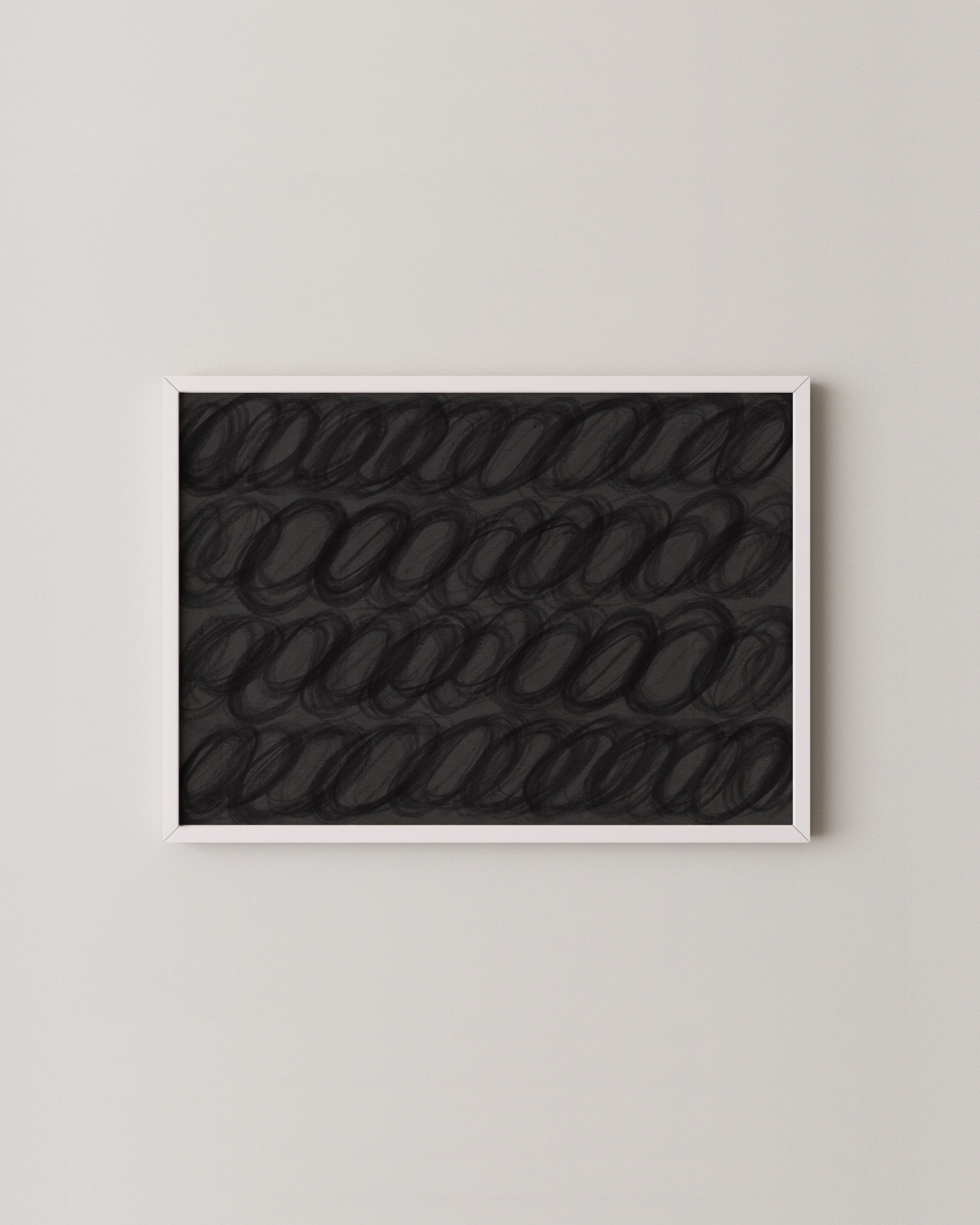 Black Scribble Abstract Print- Wall Art -Paperhus- Printable wall art - Instant downloads - DIY home decor -Paperhus