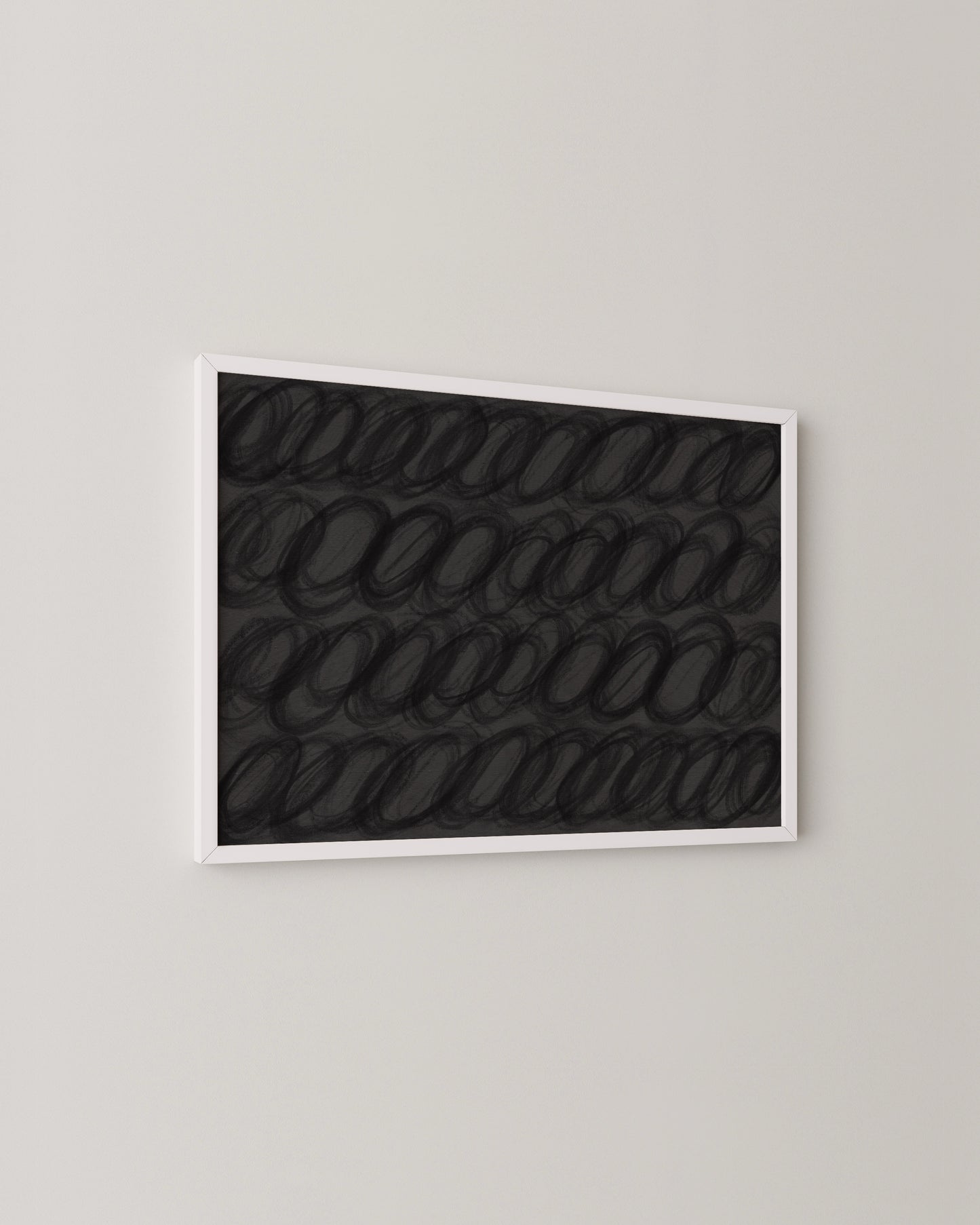 Black Scribble Abstract Print- Wall Art -Paperhus- Printable wall art - Instant downloads - DIY home decor -Paperhus