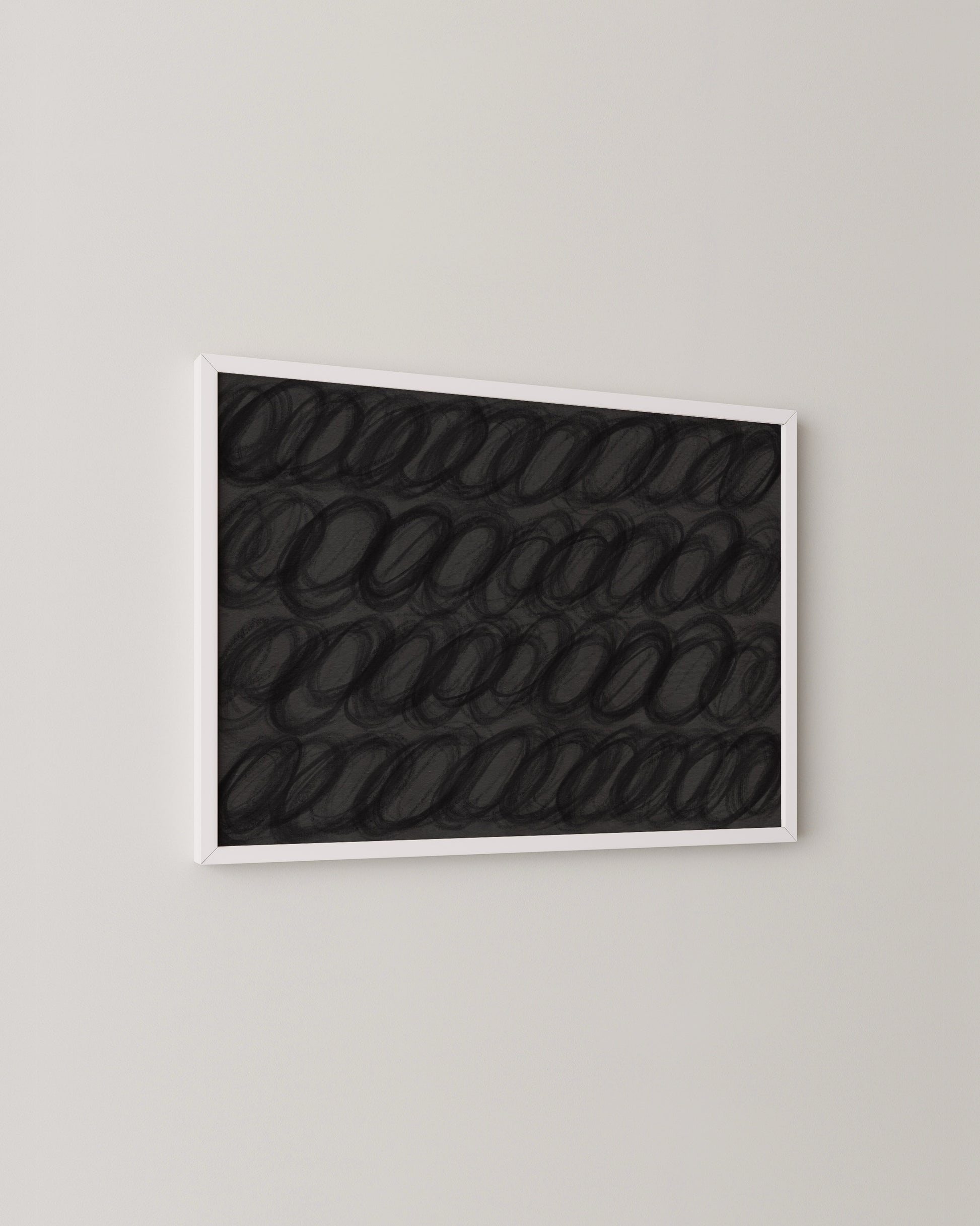 Black Scribble Abstract Print- Wall Art -Paperhus- Printable wall art - Instant downloads - DIY home decor -Paperhus