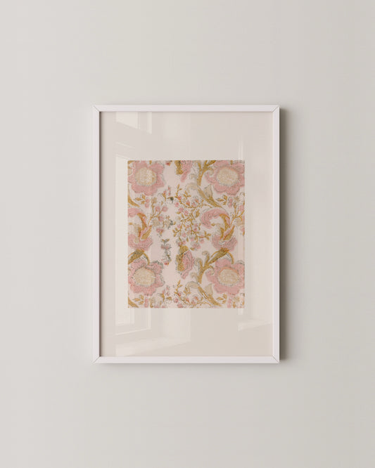 Floral Textile Print- Wall Art -Paperhus- Printable wall art - Instant downloads - DIY home decor -Paperhus