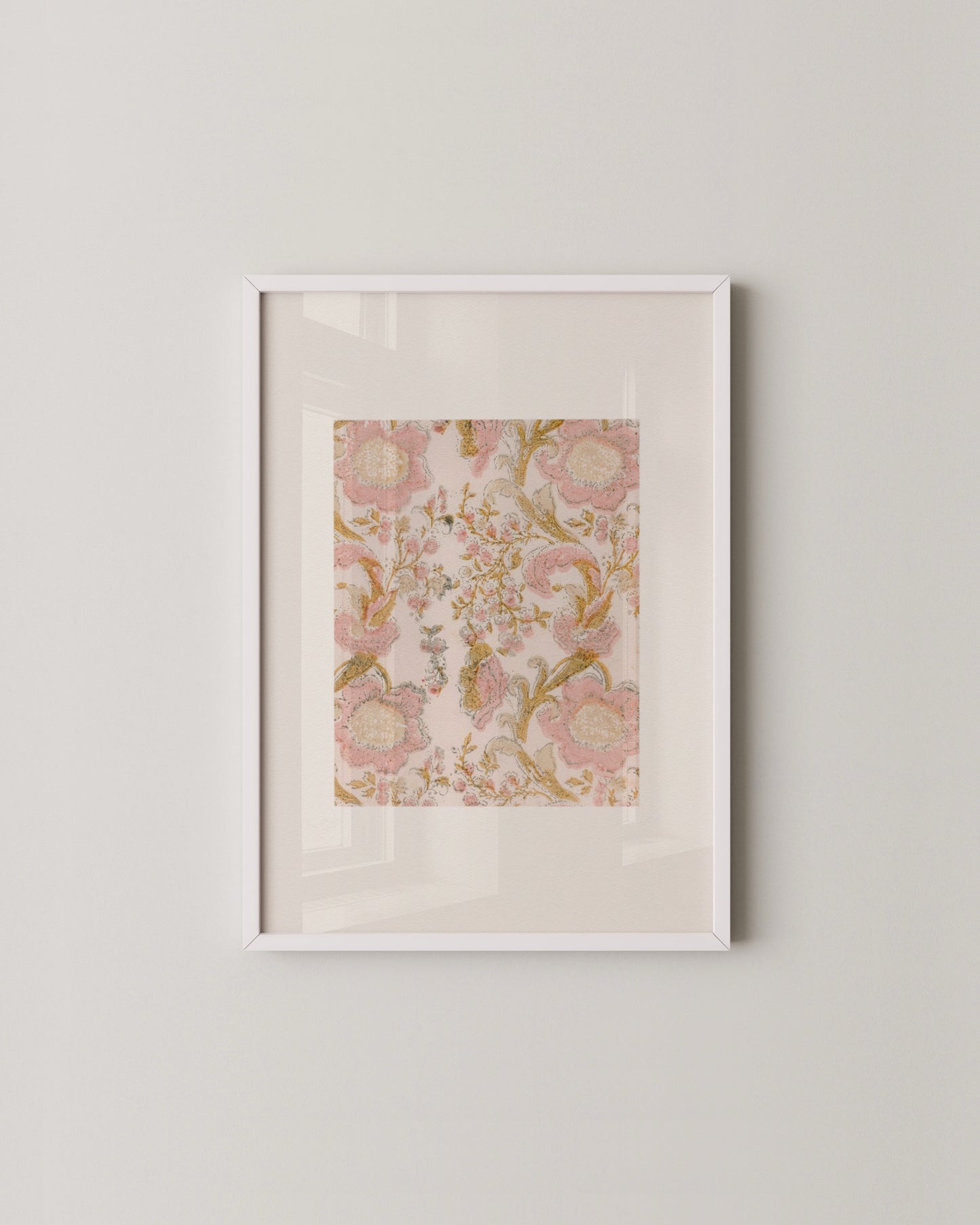 Floral Textile Set of 2- Wall Art -Paperhus- Printable wall art - Instant downloads - DIY home decor -Paperhus