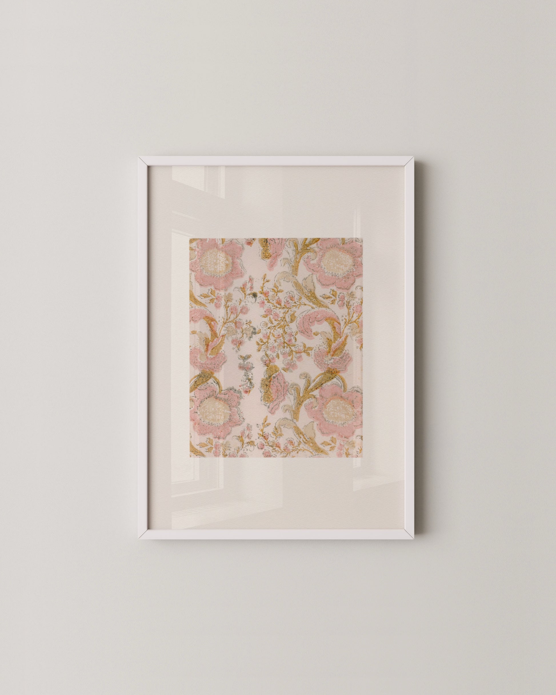 Floral Textile Set of 2- Wall Art -Paperhus- Printable wall art - Instant downloads - DIY home decor -Paperhus