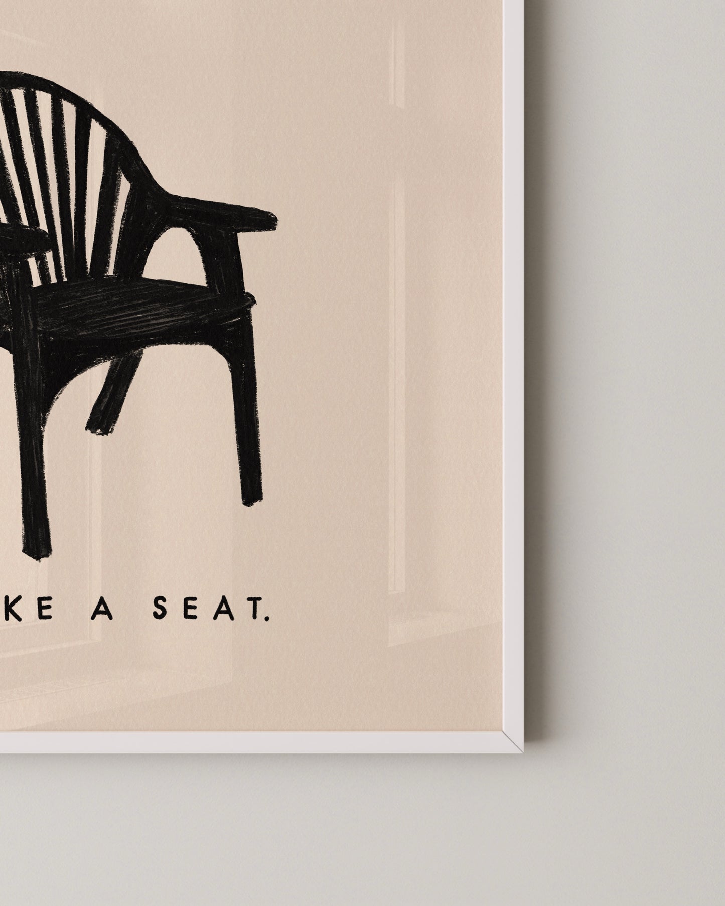 Take a Seat Print- Wall Art -Paperhus- Printable wall art - Instant downloads - DIY home decor -Paperhus