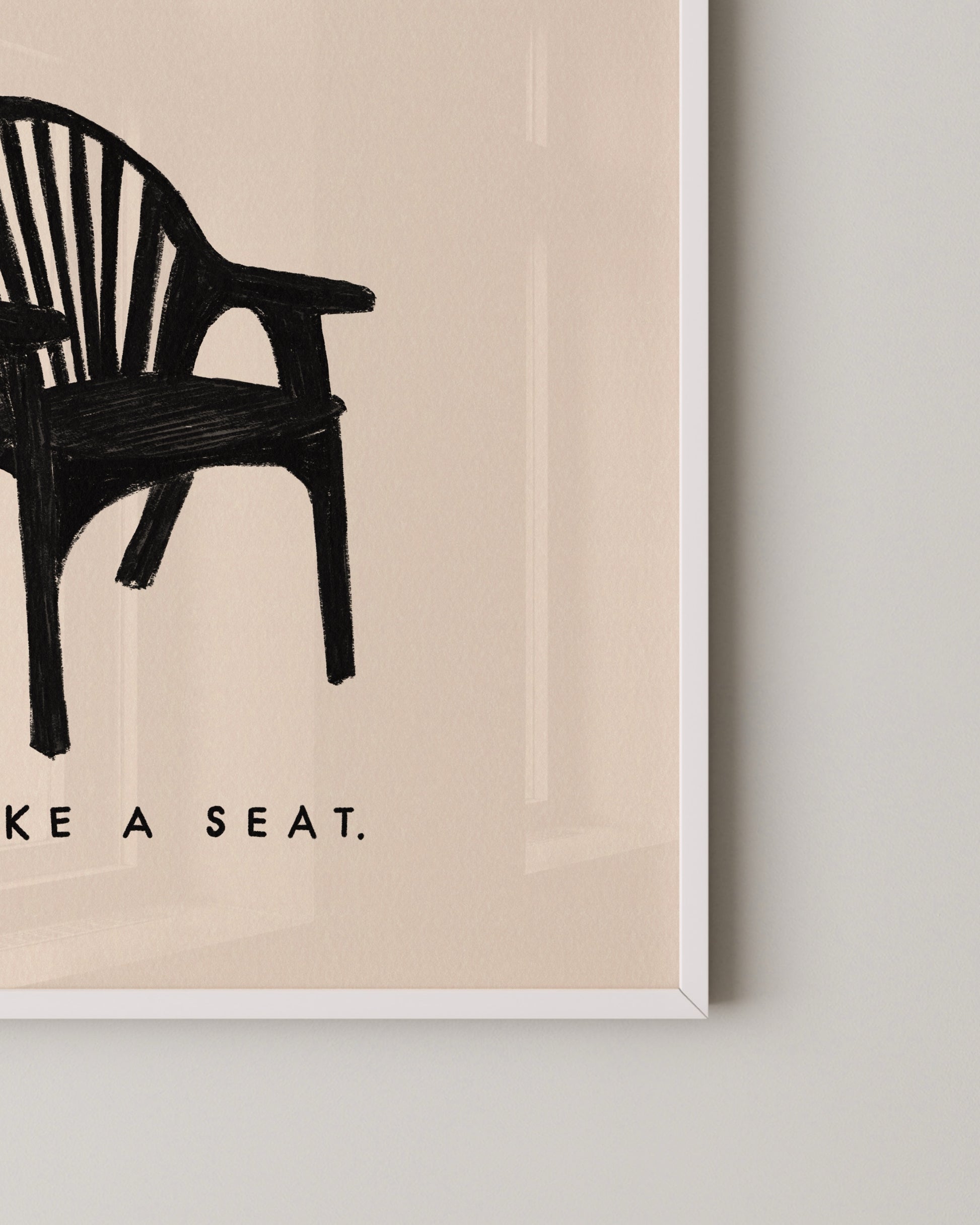 Take a Seat Print- Wall Art -Paperhus- Printable wall art - Instant downloads - DIY home decor -Paperhus