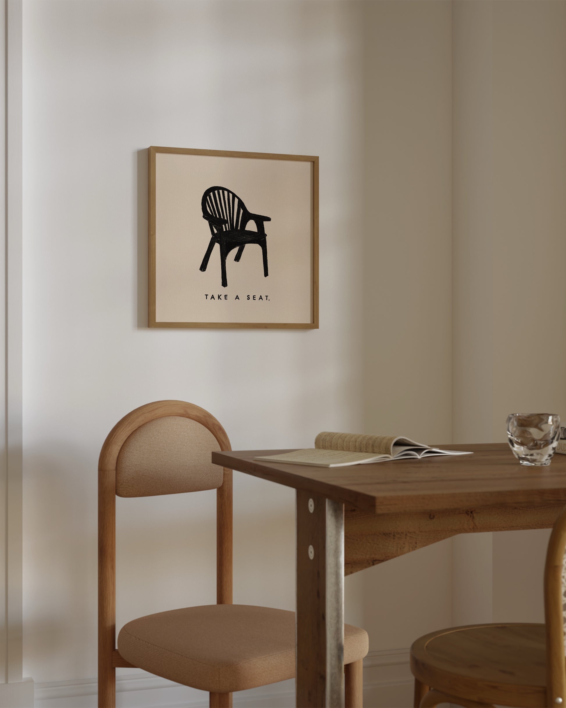 Take a Seat Print- Wall Art -Paperhus- Printable wall art - Instant downloads - DIY home decor -Paperhus