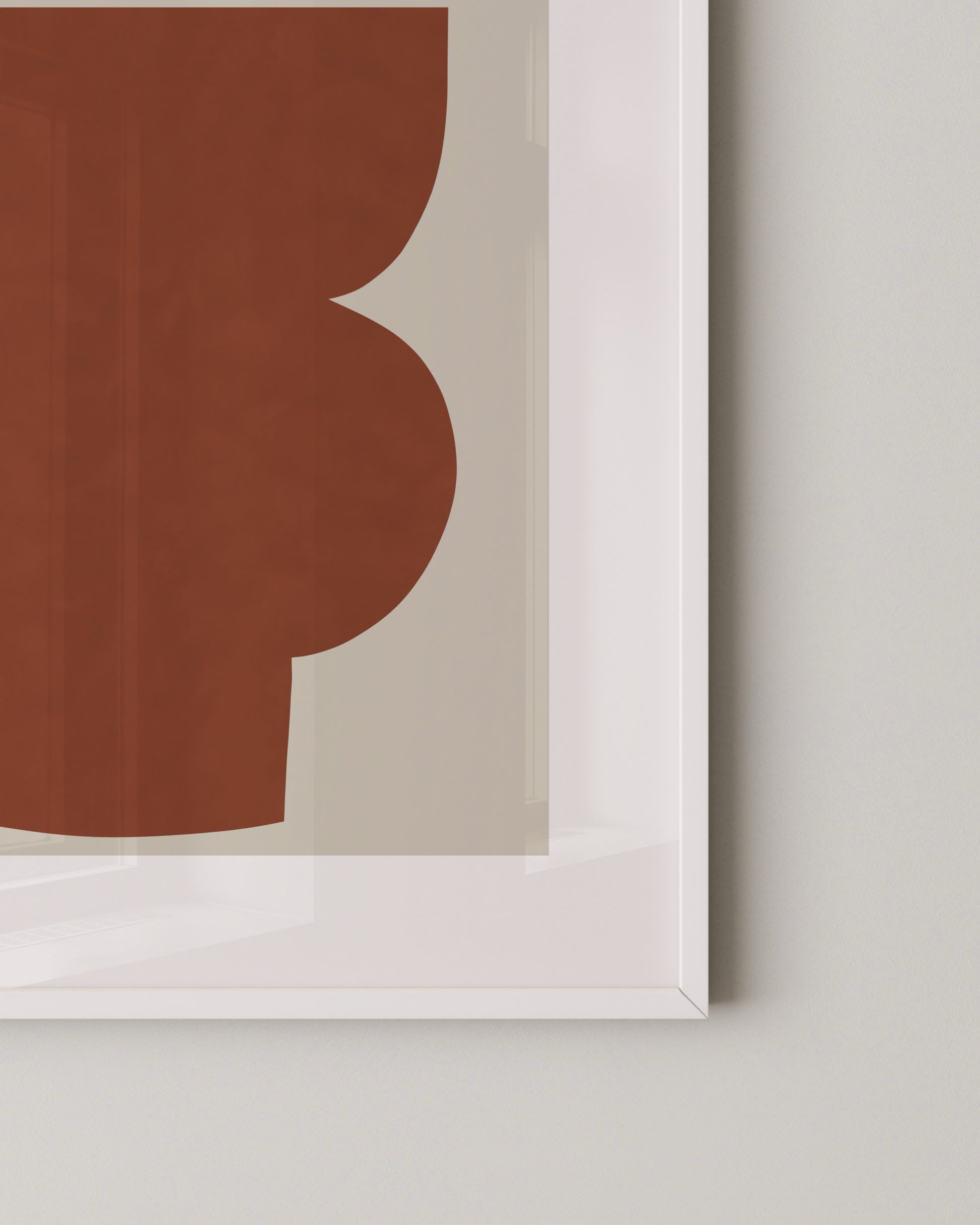 Rust Abstract Shape Print- Wall Art -Paperhus- Printable wall art - Instant downloads - DIY home decor -Paperhus