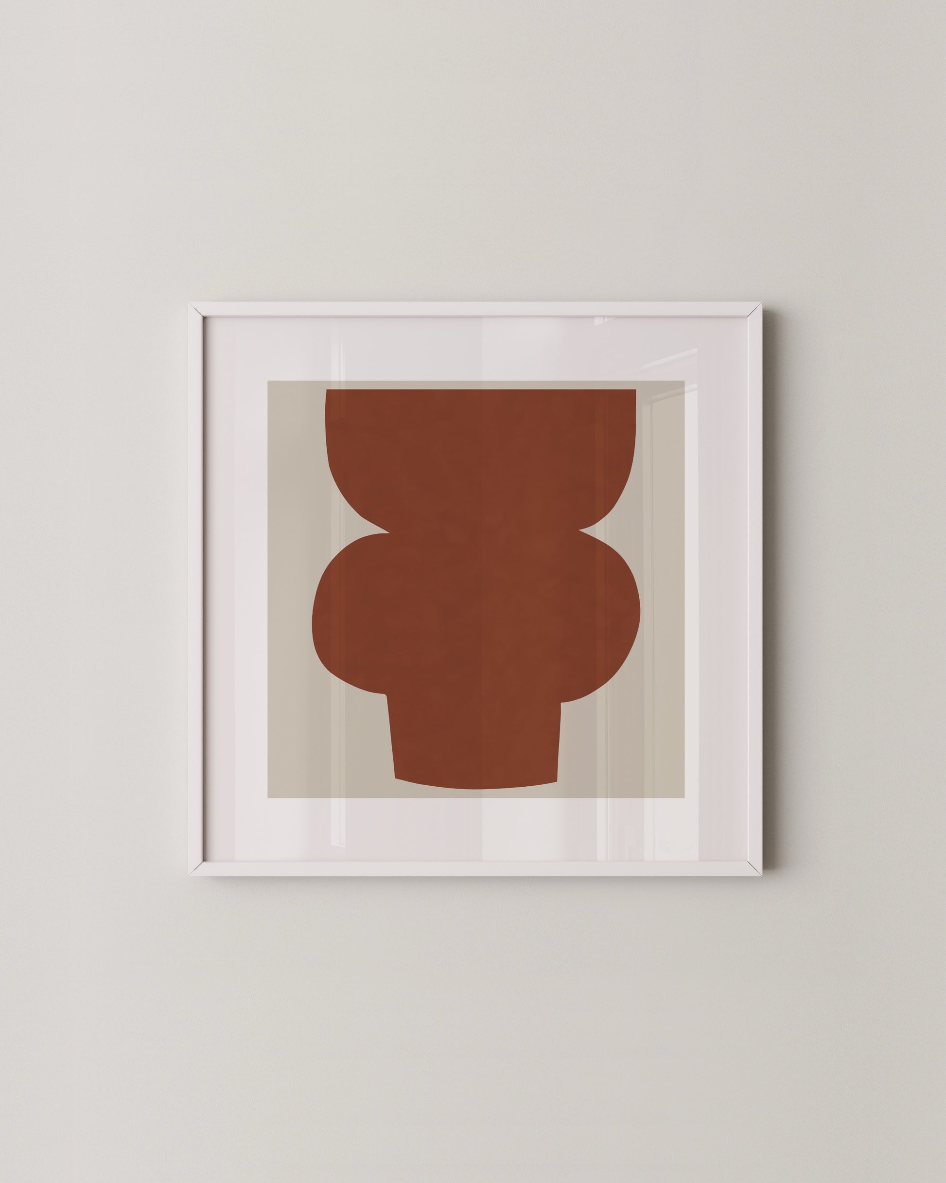 Terracotta Shapes Set of 2- Wall Art -Paperhus- Printable wall art - Instant downloads - DIY home decor -Paperhus