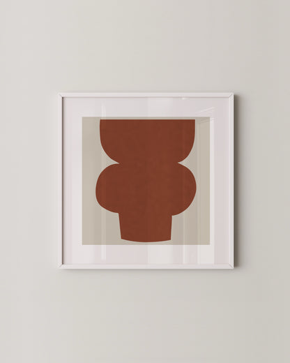 Terracotta Shapes Set of 2- Wall Art -Paperhus- Printable wall art - Instant downloads - DIY home decor -Paperhus