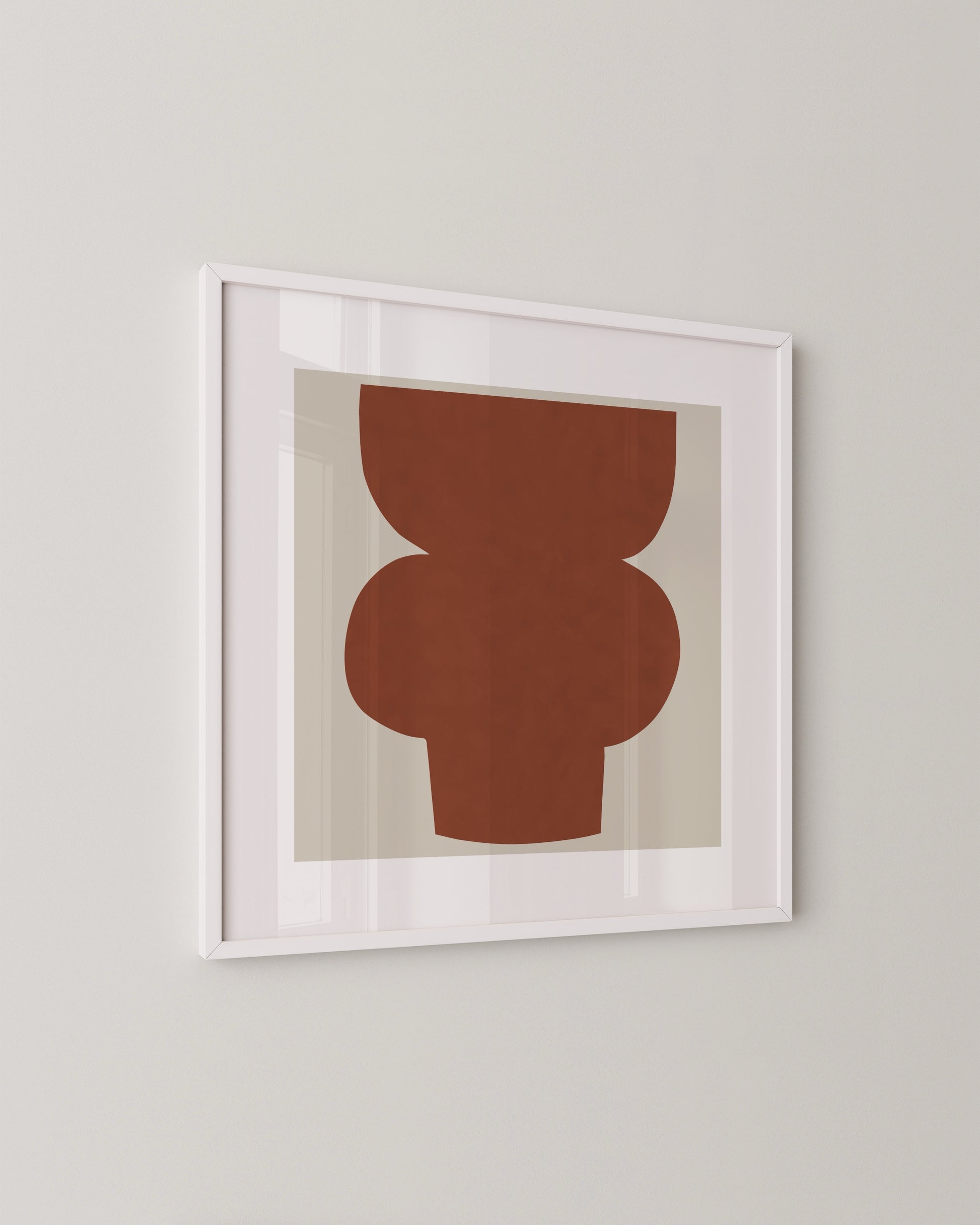 Rust Abstract Shape Print- Wall Art -Paperhus- Printable wall art - Instant downloads - DIY home decor -Paperhus