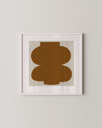 Terracotta Shapes Set of 2- Wall Art -Paperhus- Printable wall art - Instant downloads - DIY home decor -Paperhus