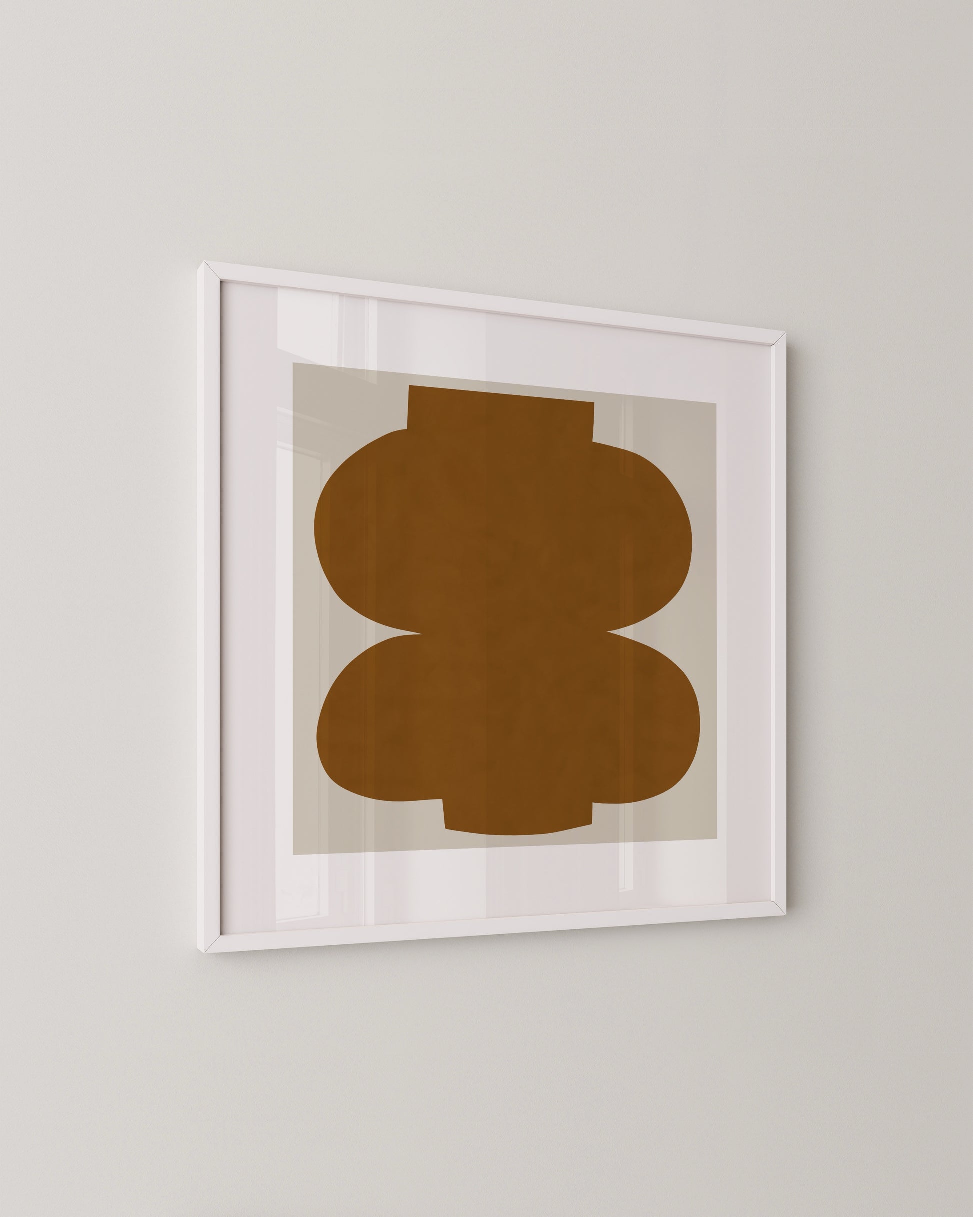 Ochre Abstract Shape Print- Wall Art -Paperhus- Printable wall art - Instant downloads - DIY home decor -Paperhus