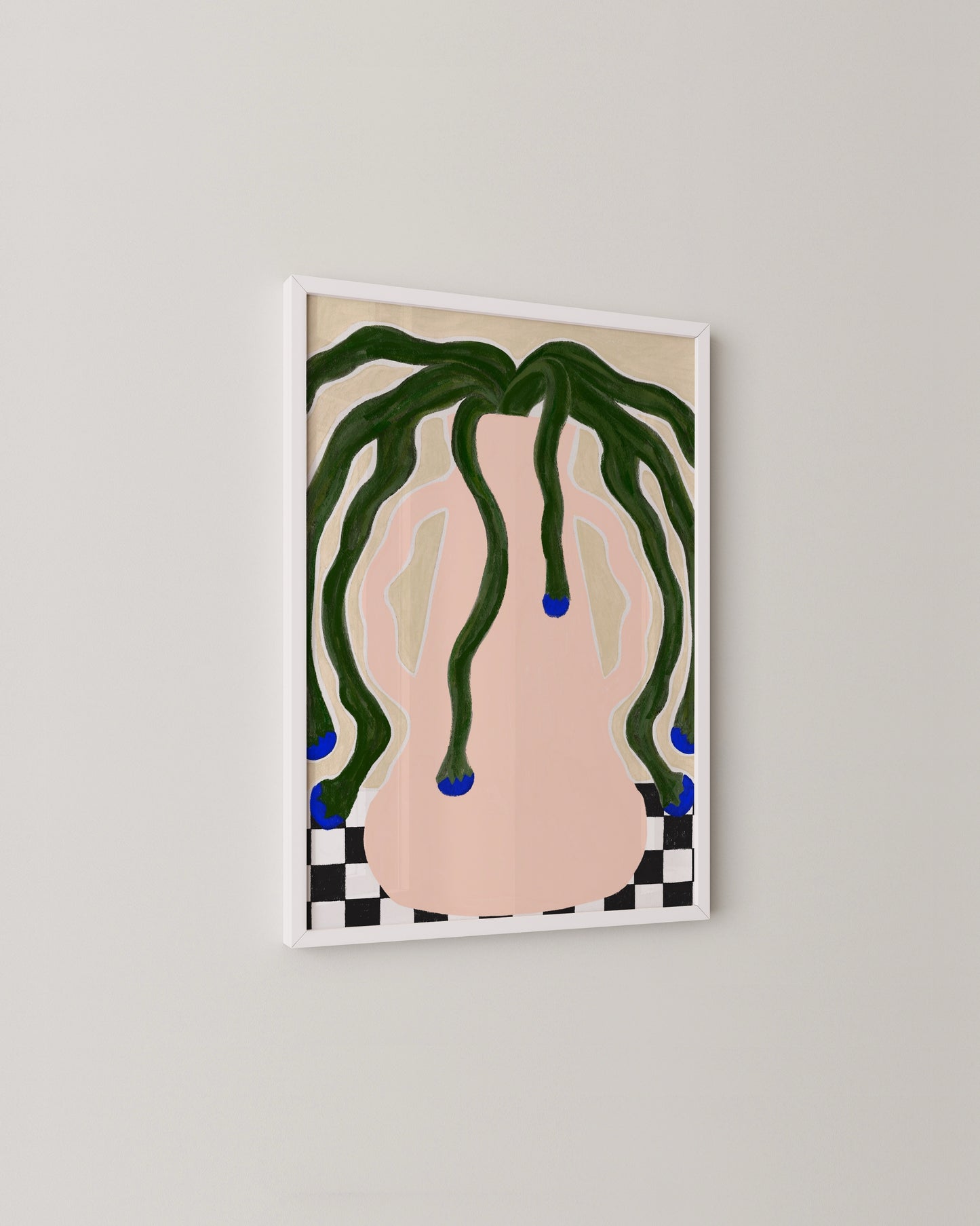 Pink Quirky Vase Print- Wall Art -Paperhus- Printable wall art - Instant downloads - DIY home decor -Paperhus