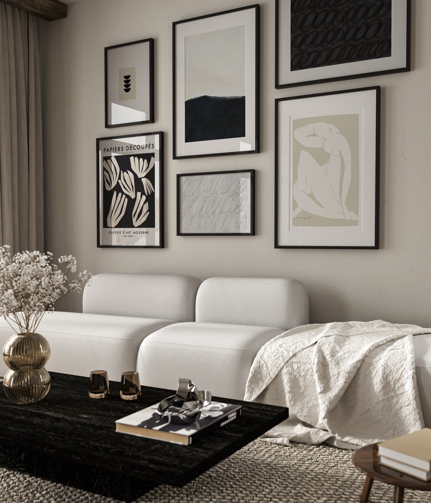 Neutral Modern Gallery- Wall Art -Paperhus- Printable wall art - Instant downloads - DIY home decor -Paperhus
