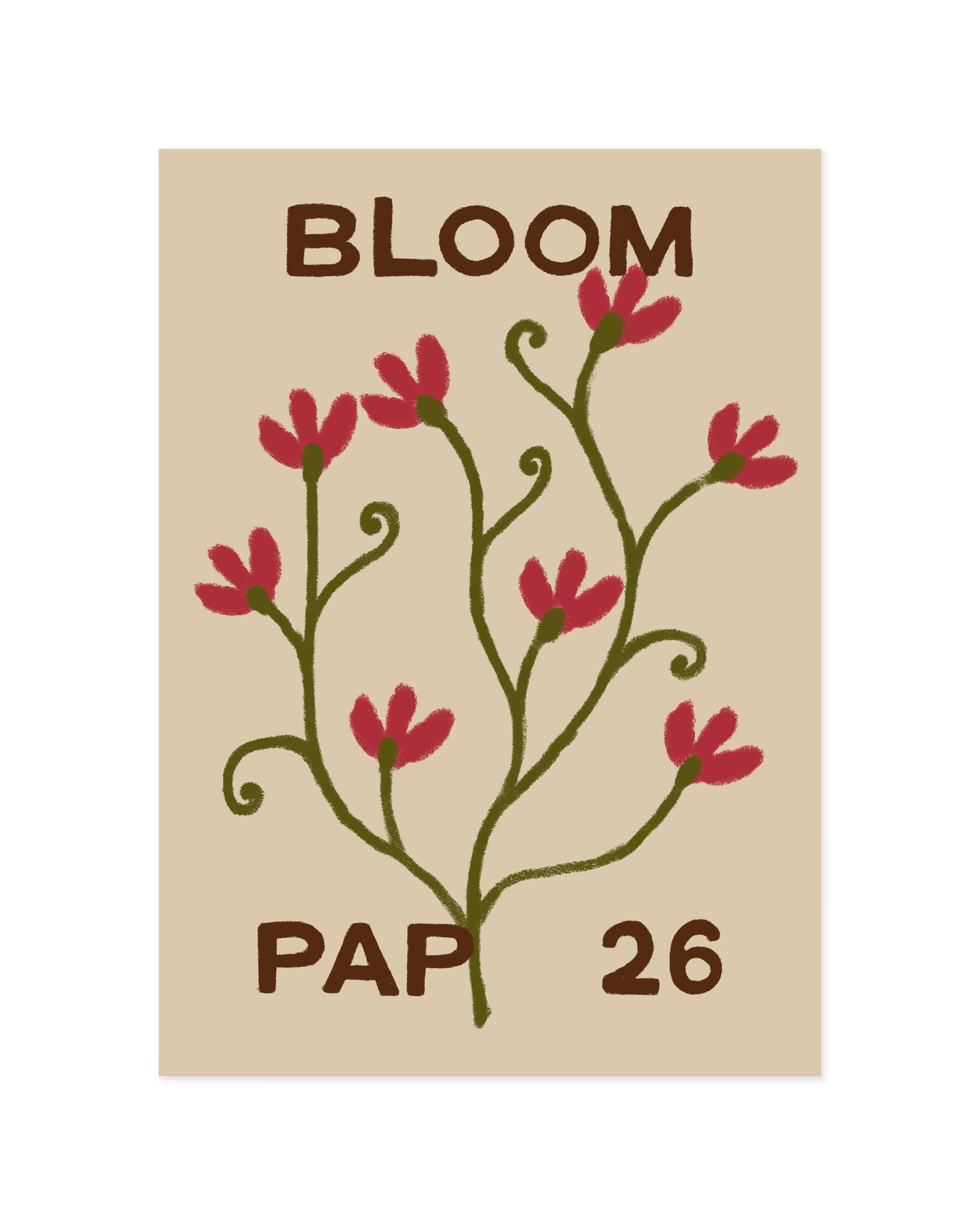 Bloom Series printable wall art by Paperhus