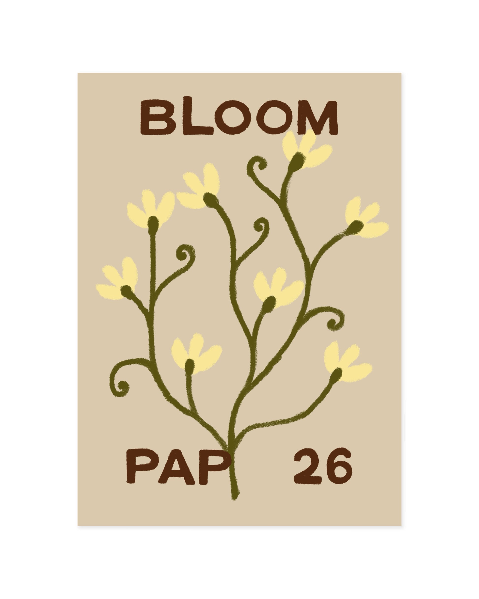 Bloom Series printable wall art by Paperhus