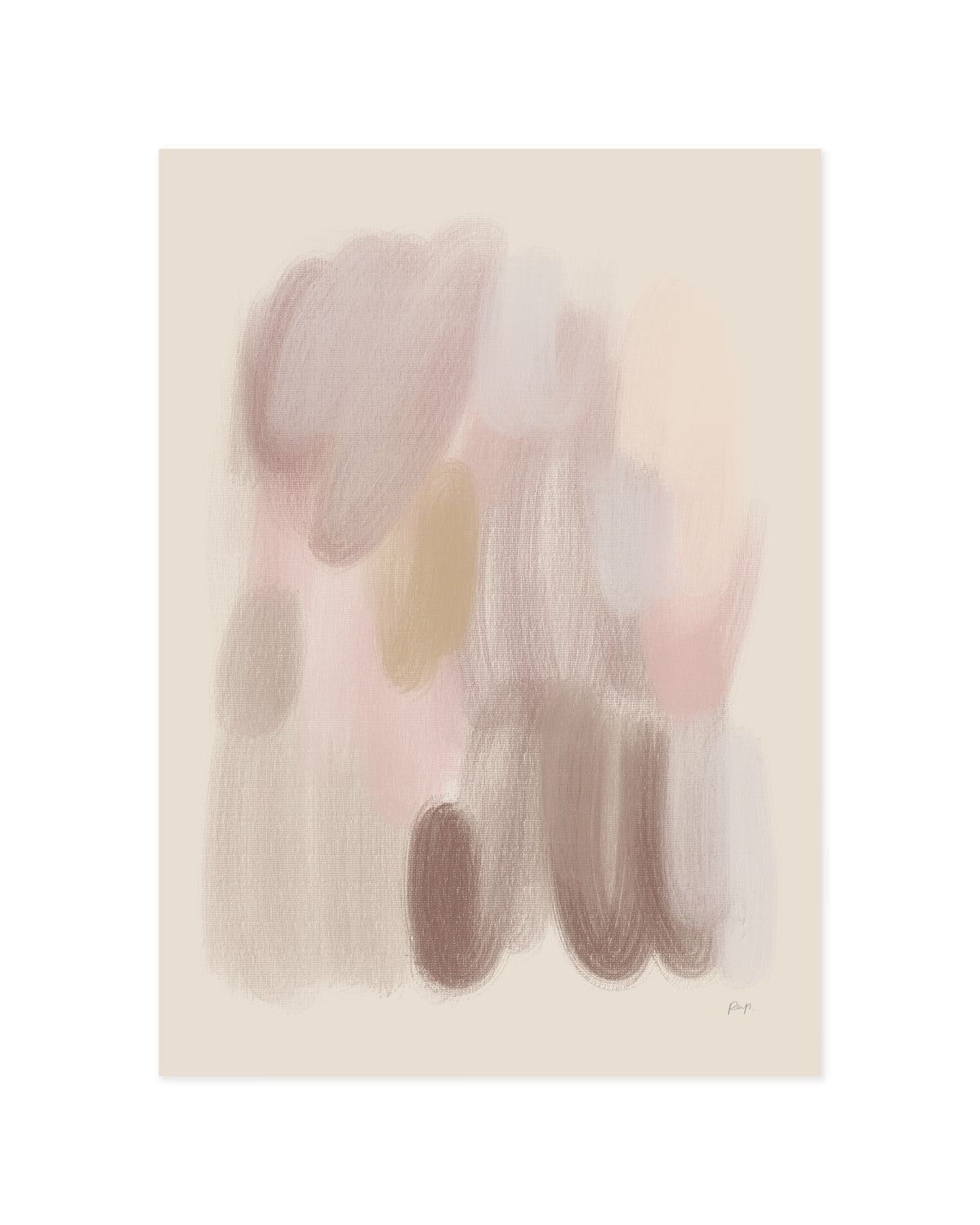 Loose Study. Pink Mood Print II