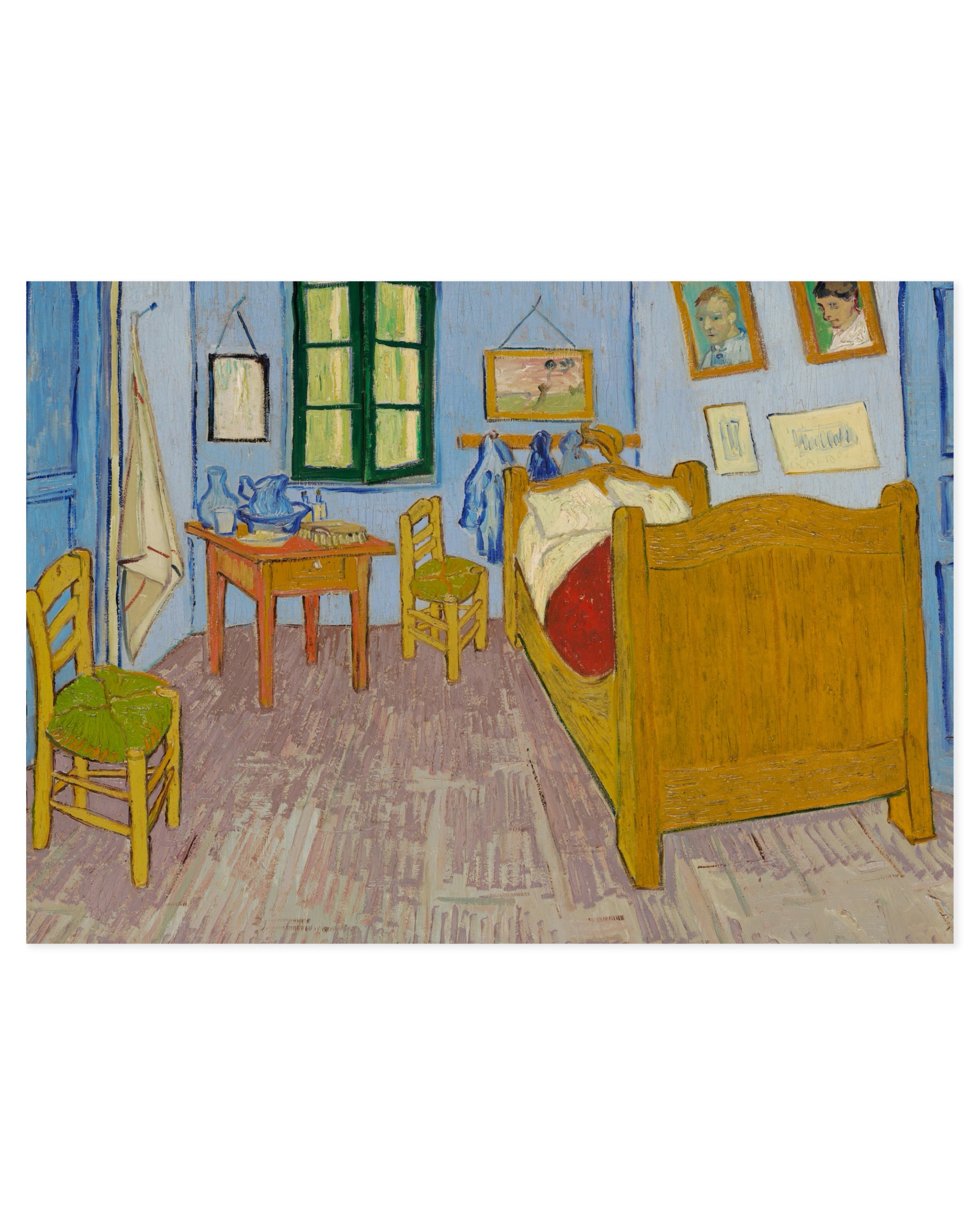 Van Gogh. Bedroom in Arles printable wall art by Paperhus