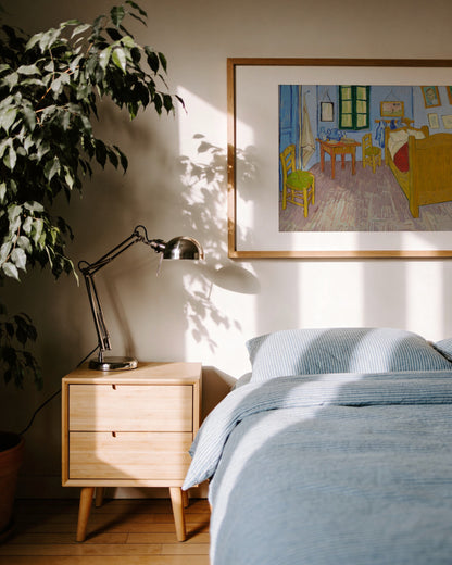 Van Gogh. Bedroom in Arles printable wall art by Paperhus