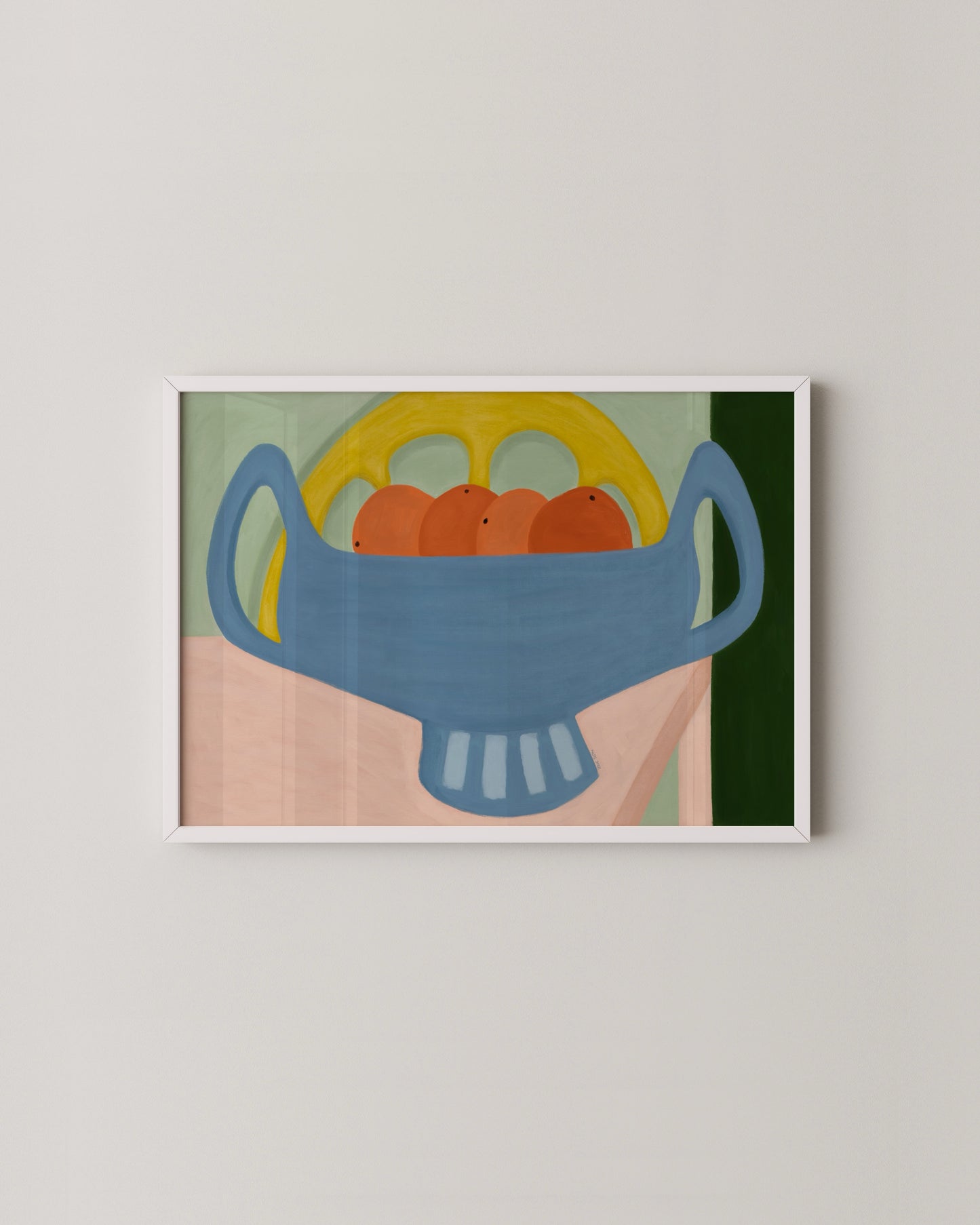 Blue Fruit Bowl Print- Wall Art -Paperhus- Printable wall art - Instant downloads - DIY home decor -Paperhus