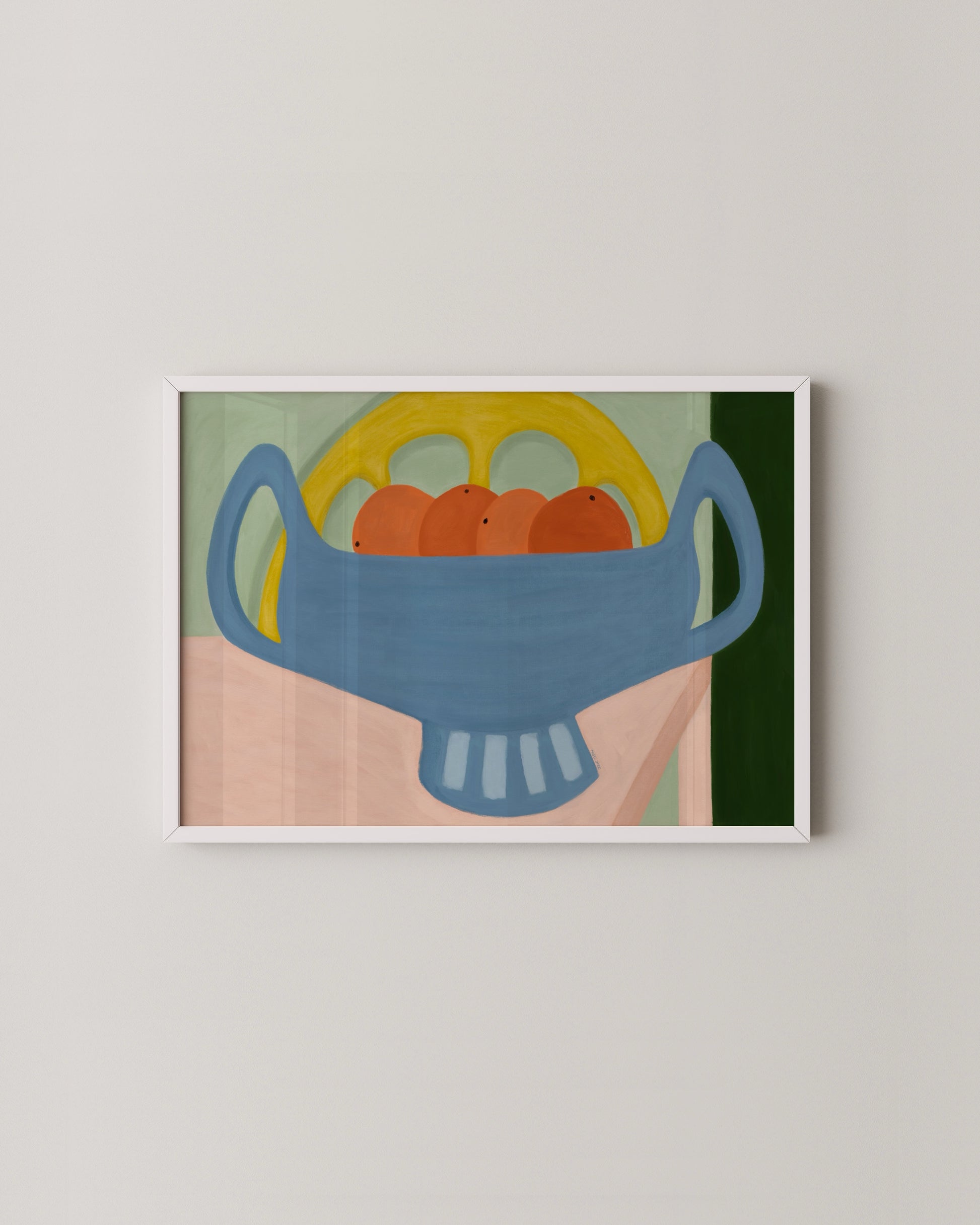Blue Fruit Bowl Print- Wall Art -Paperhus- Printable wall art - Instant downloads - DIY home decor -Paperhus