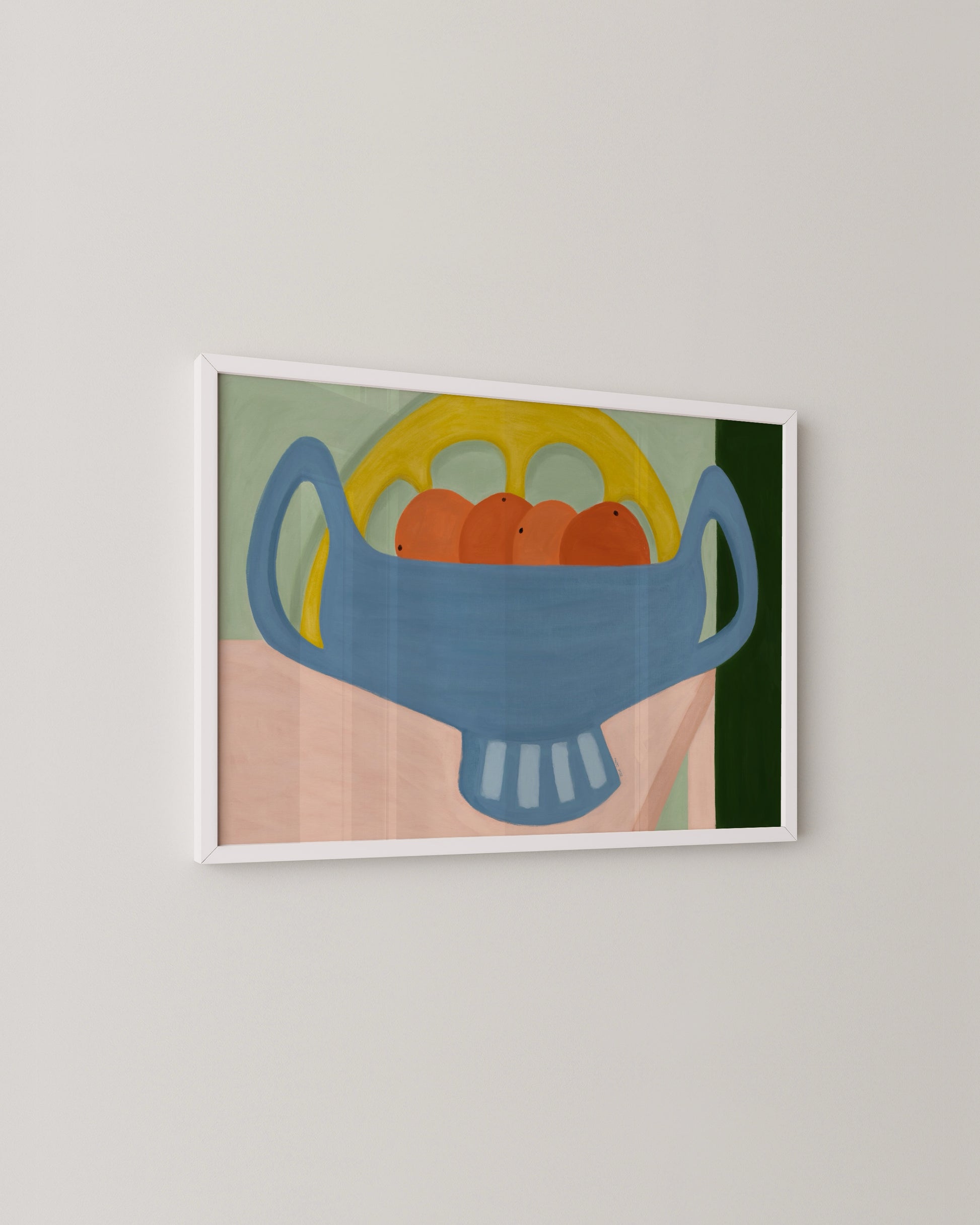 Blue Fruit Bowl Print- Wall Art -Paperhus- Printable wall art - Instant downloads - DIY home decor -Paperhus