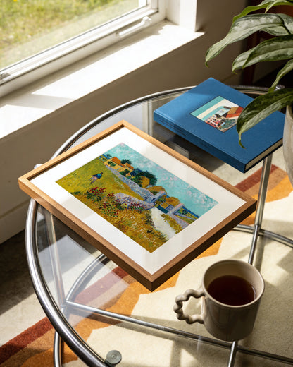 Van Gogh. Farmhouse in Provence printable wall art by Paperhus