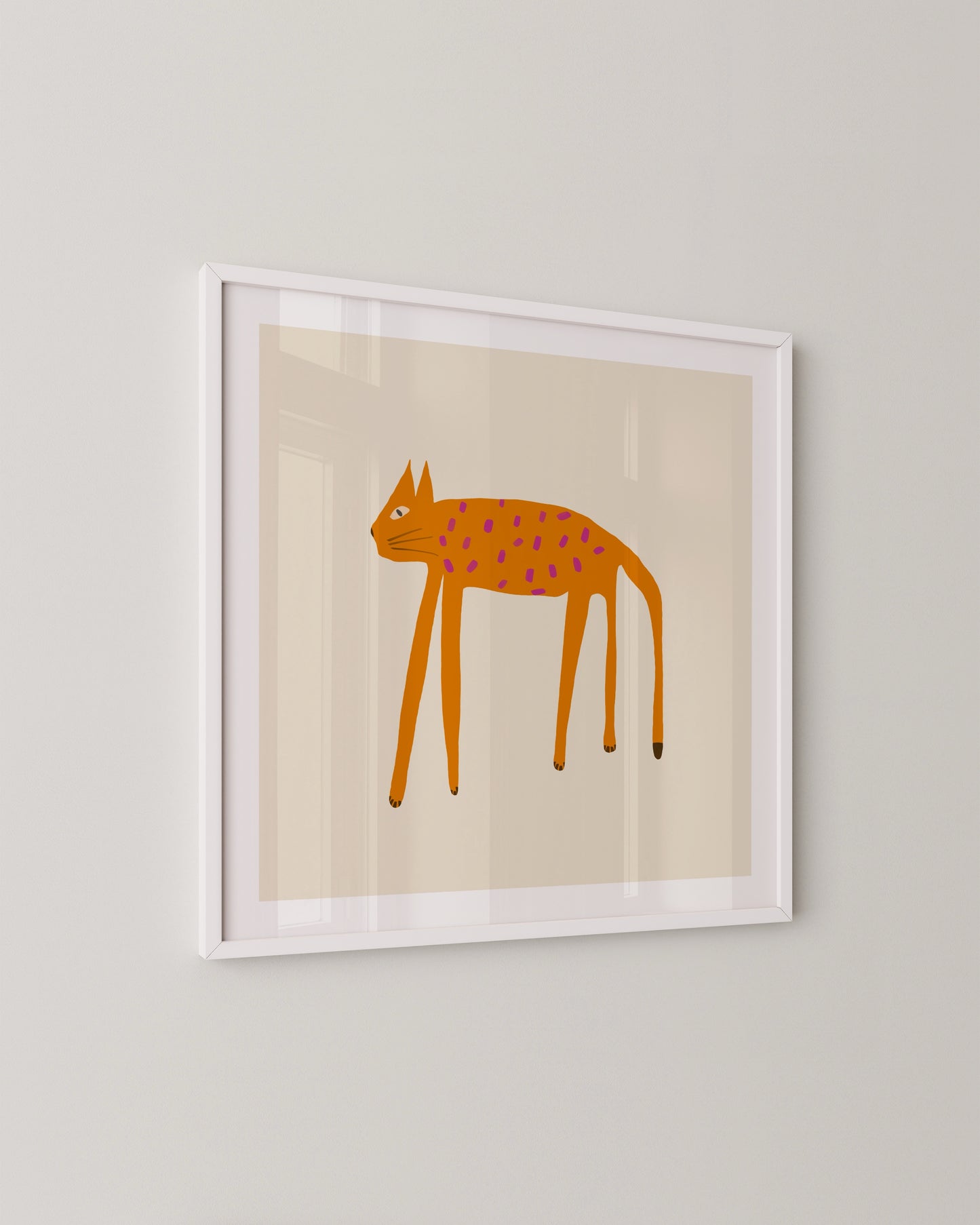 Spotted Cat Print- Wall Art -Paperhus- Printable wall art - Instant downloads - DIY home decor -Paperhus