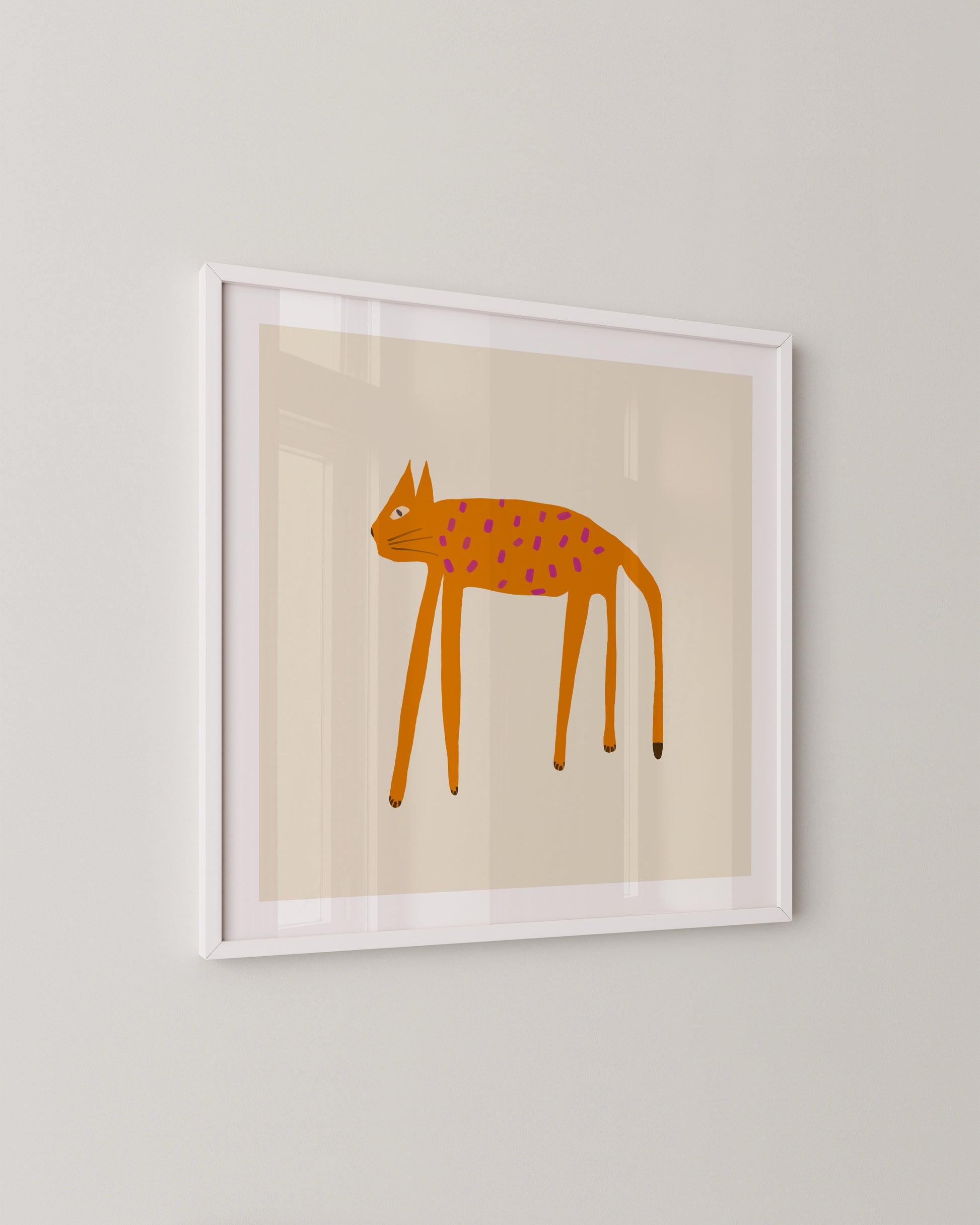 Spotted Cat Print- Wall Art -Paperhus- Printable wall art - Instant downloads - DIY home decor -Paperhus