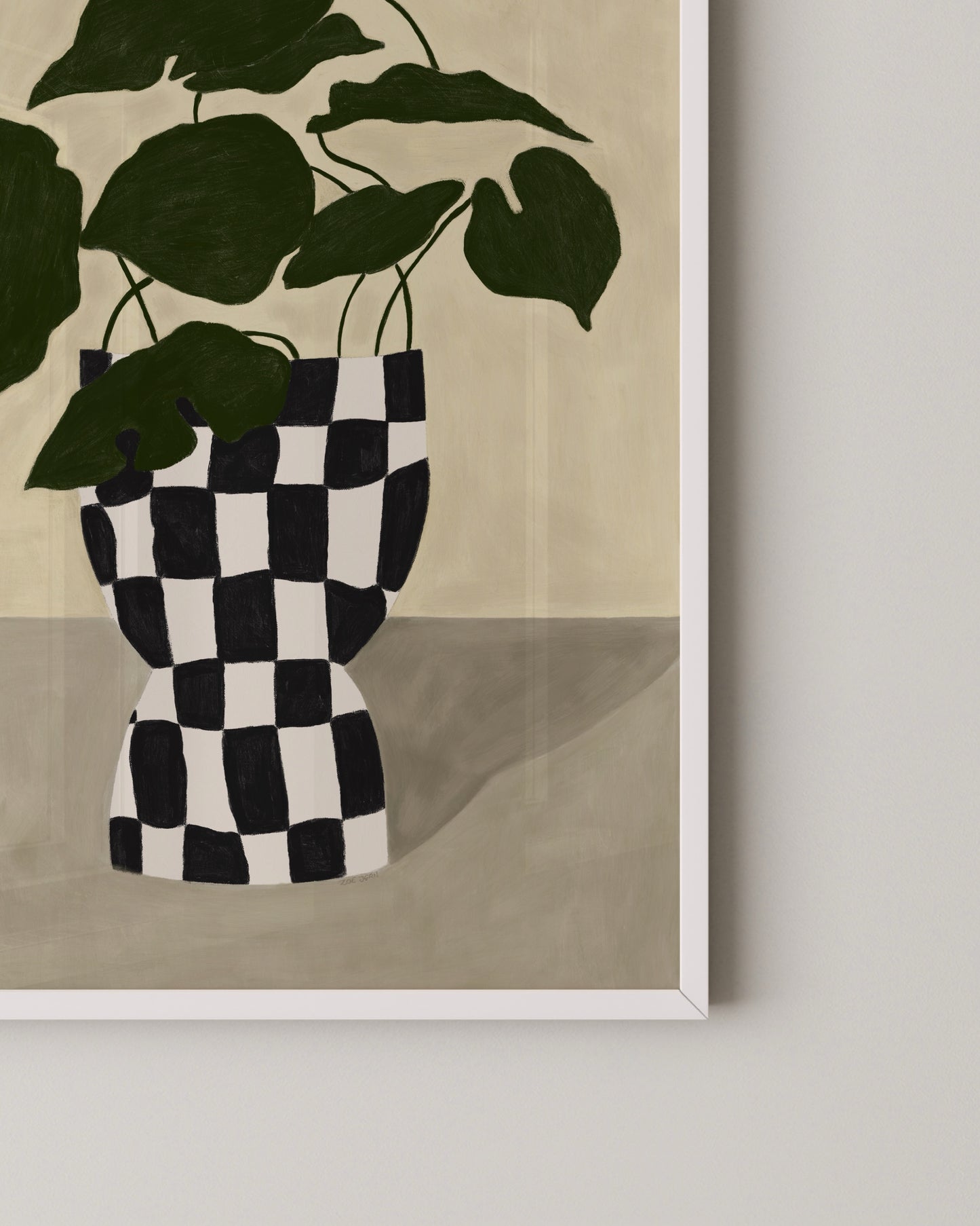 Checker Vase Print- Wall Art -Paperhus- Printable wall art - Instant downloads - DIY home decor -Paperhus