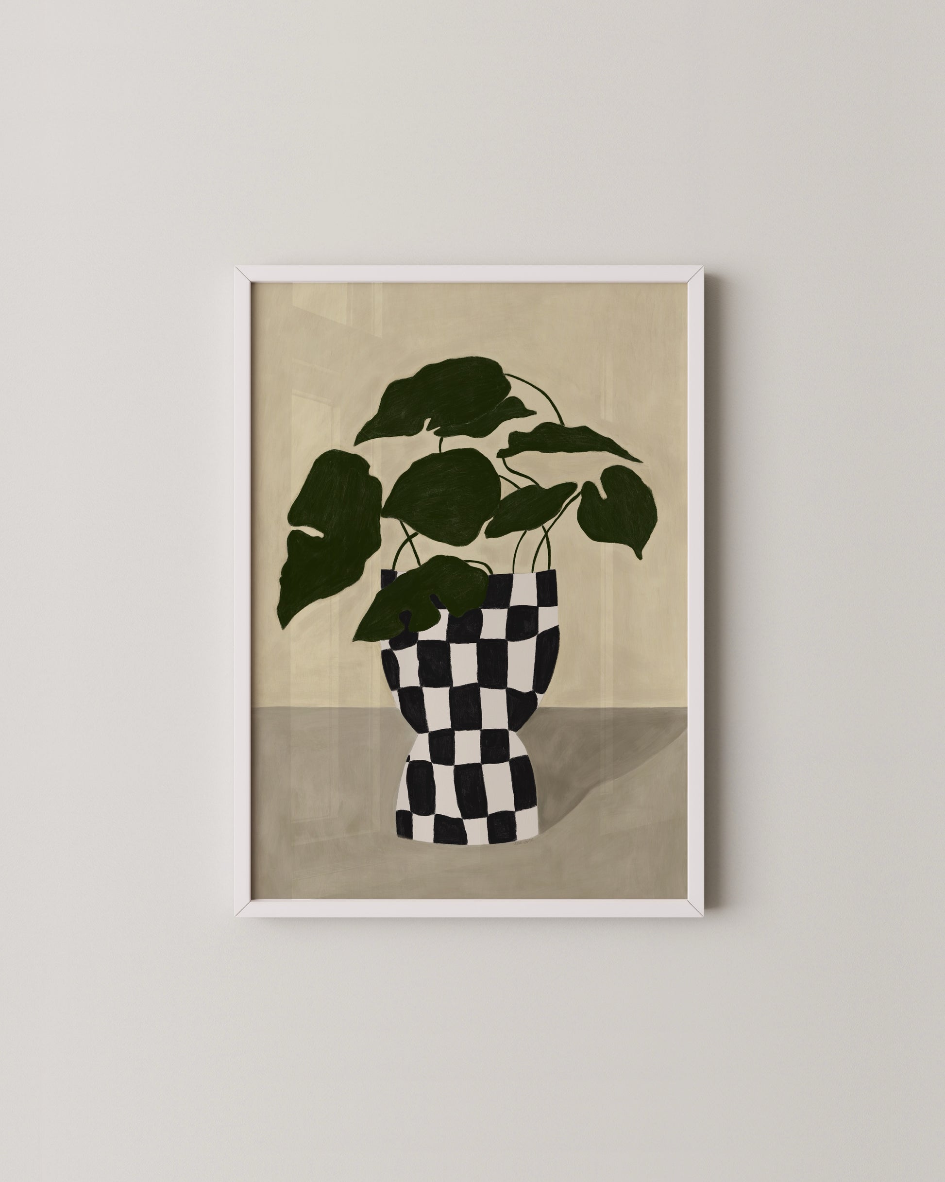 Checker Vase Print- Wall Art -Paperhus- Printable wall art - Instant downloads - DIY home decor -Paperhus
