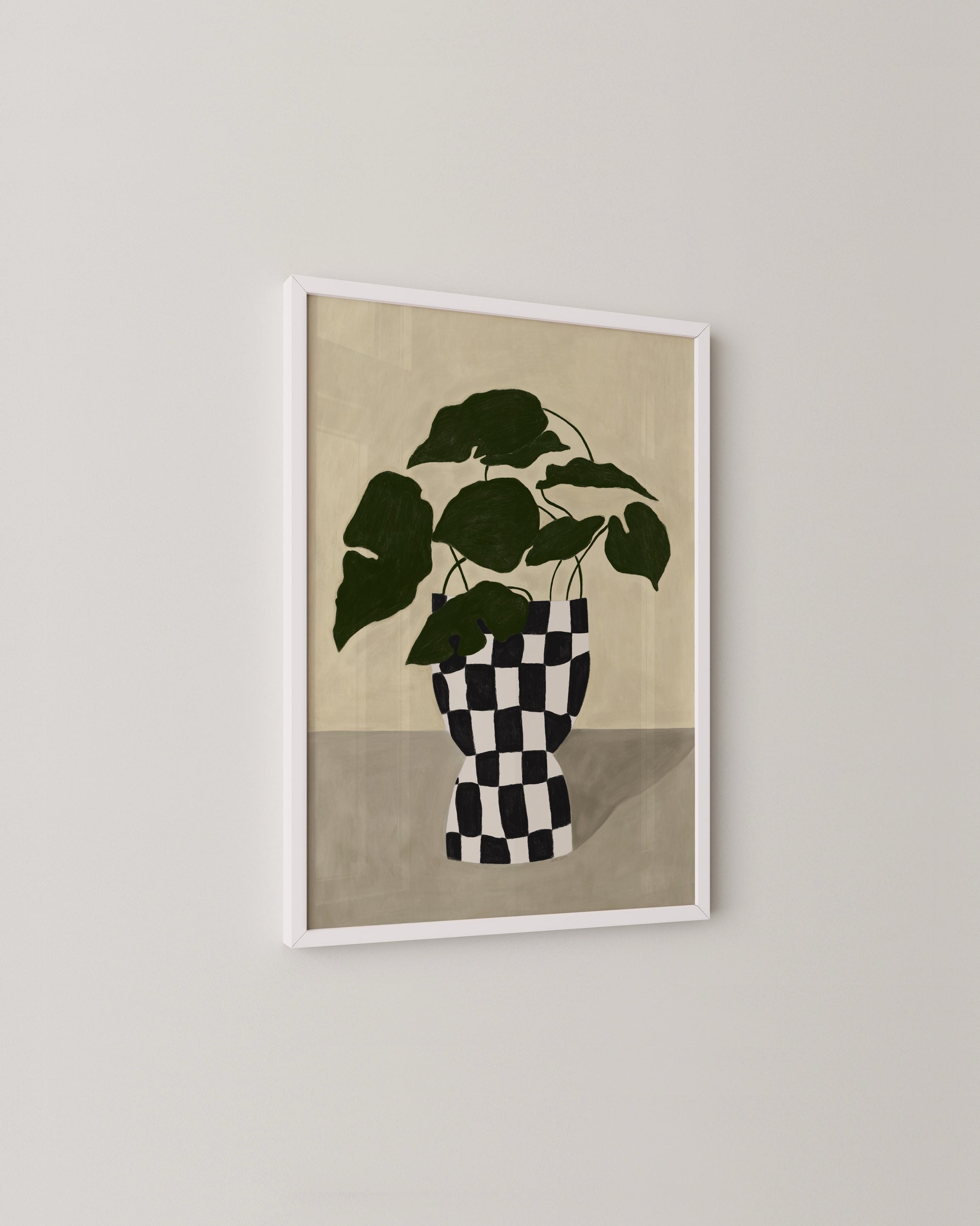 Checker Vase Print- Wall Art -Paperhus- Printable wall art - Instant downloads - DIY home decor -Paperhus