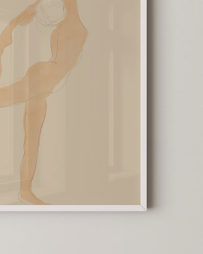 Elegant Line Figure Print- Wall Art -Paperhus- Printable wall art - Instant downloads - DIY home decor -Paperhus